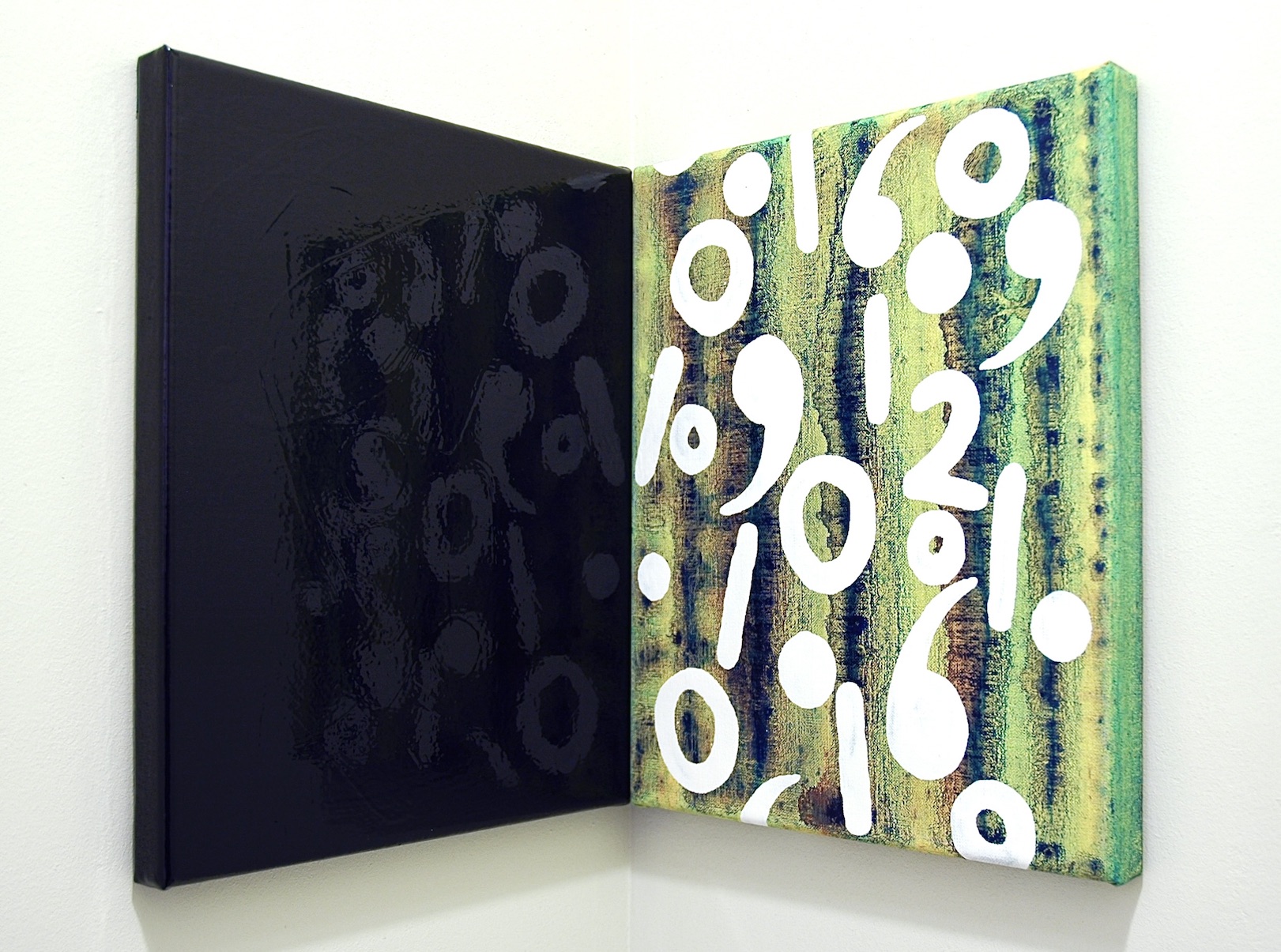 'Close to heaven' (collector's title), 2011, acrylic and alkyd on canvas, 30 x 50 cm, private collection