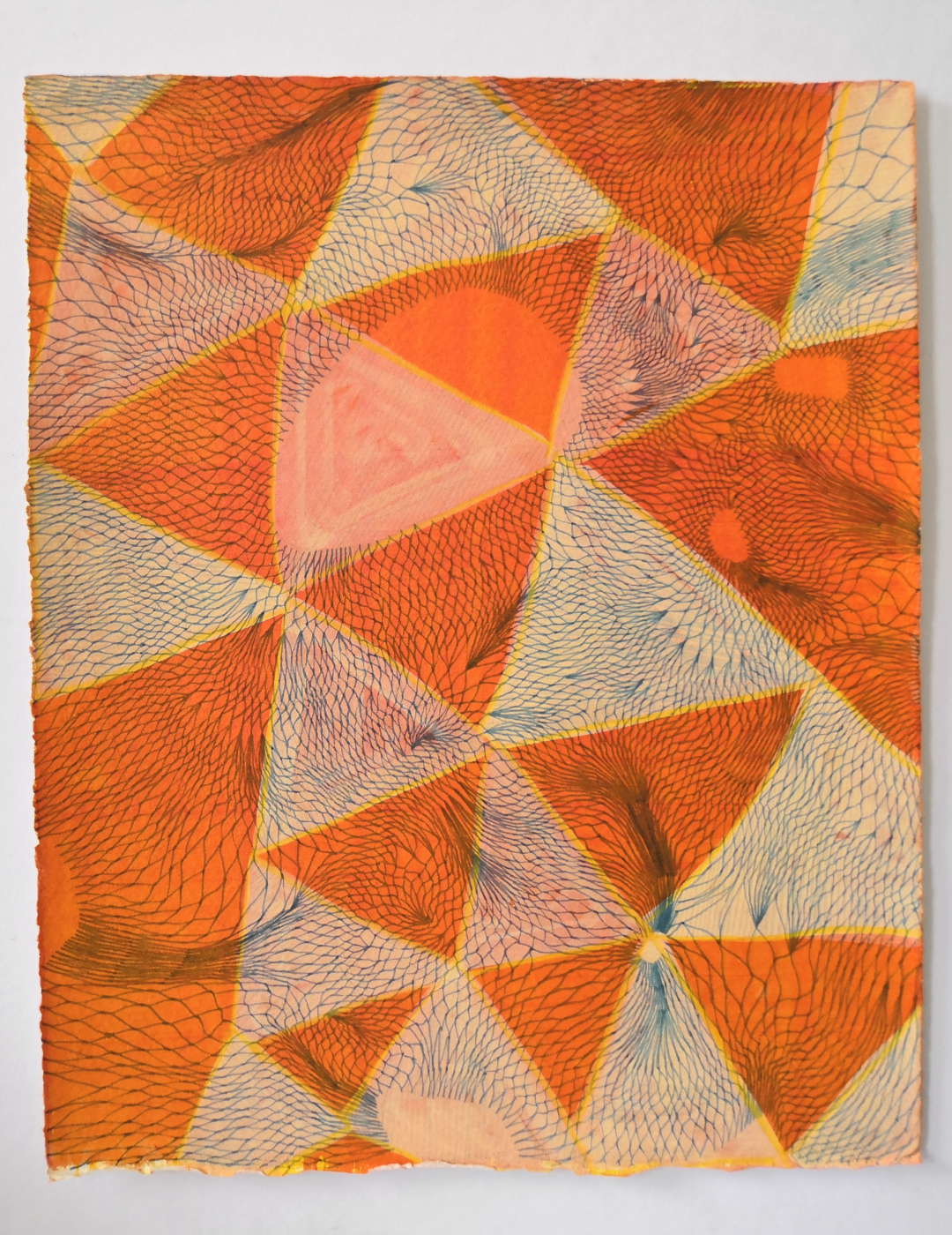 Those Warm, Distant Mountains 22.4cm x 27.7cm | Acrylic ink on acid free paper | 2020