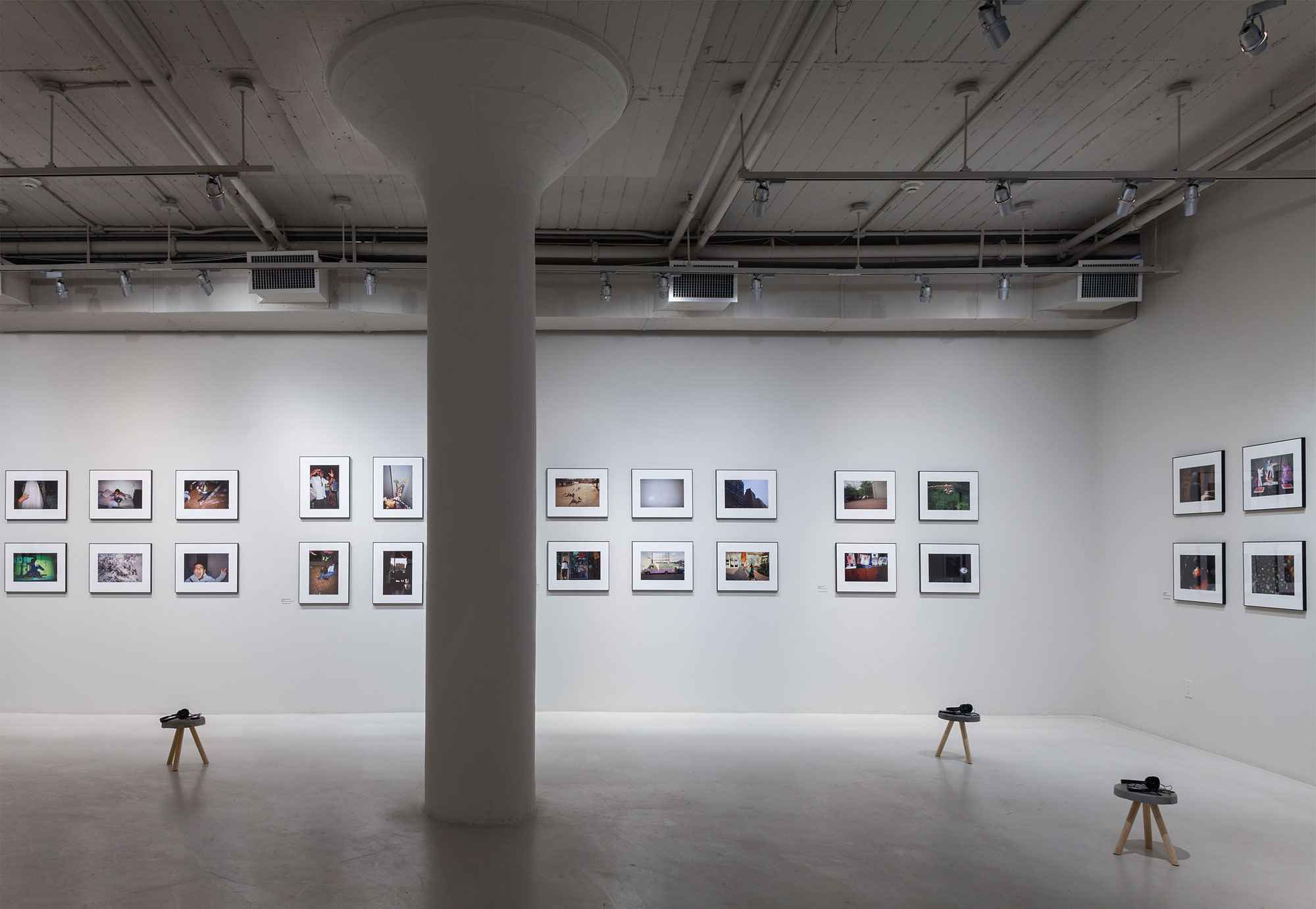 Installation shot, Here There, Acá Allá 2013