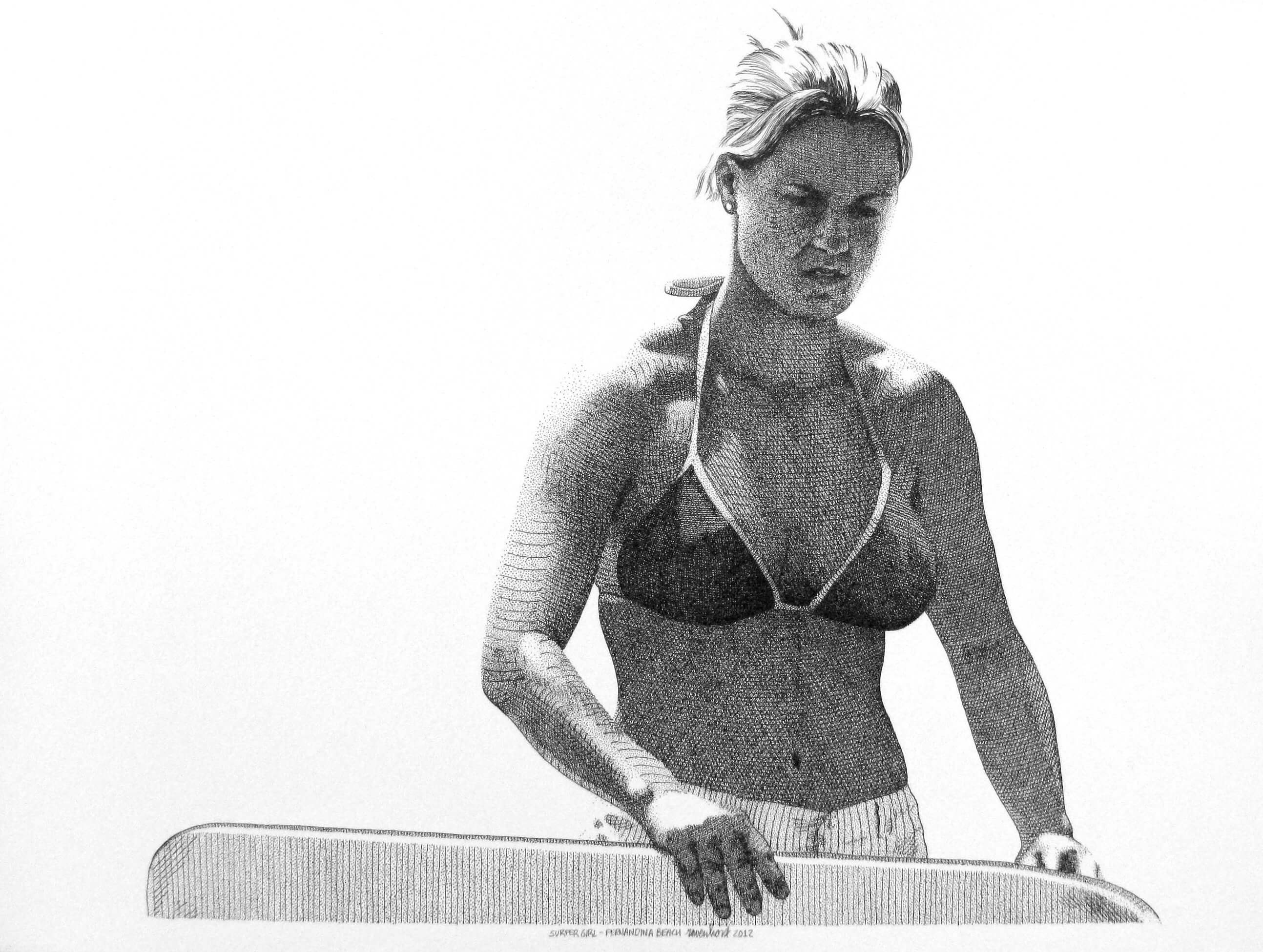 Surfer girl - Fernadina beach