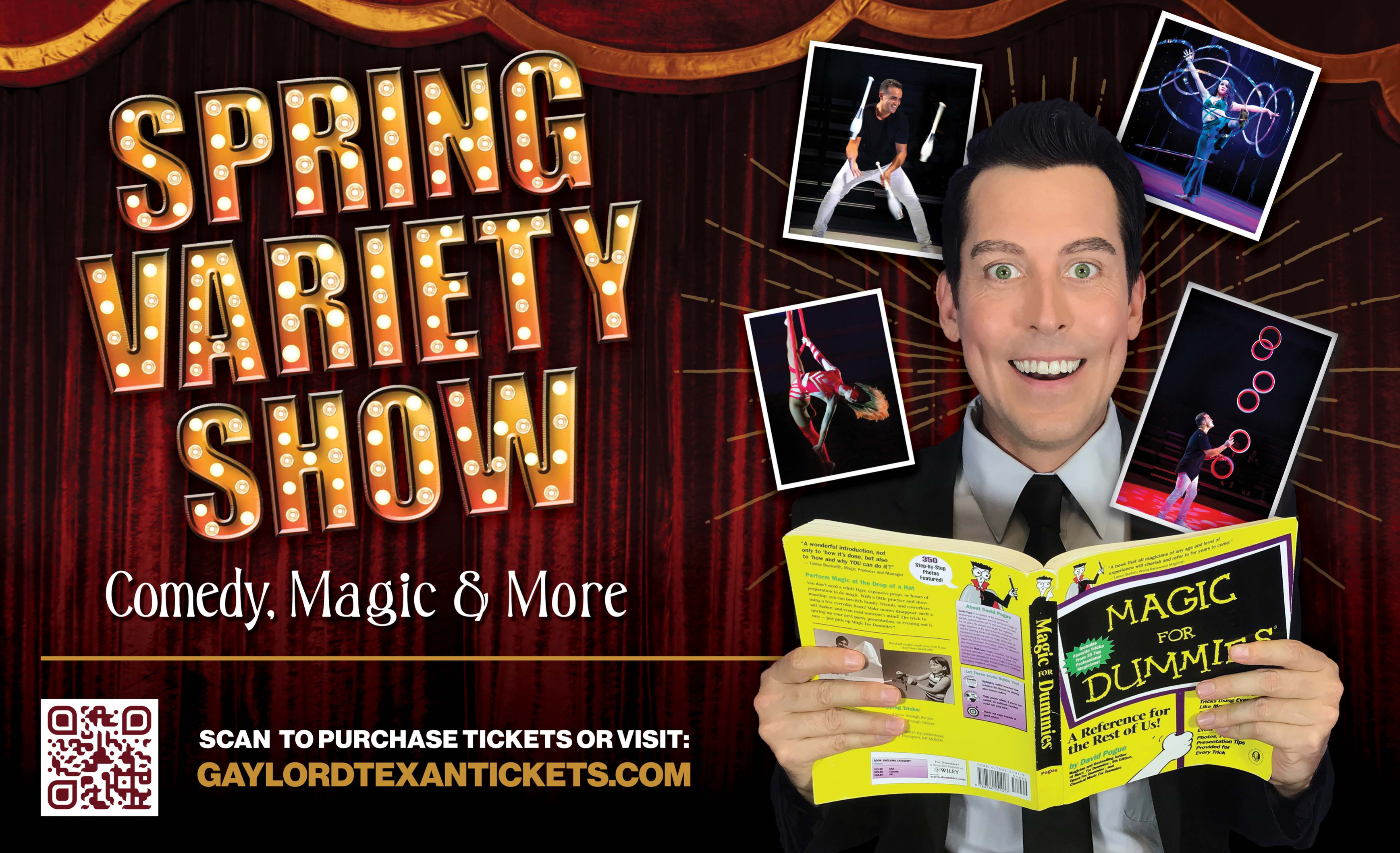 Spring Variety Show Signage