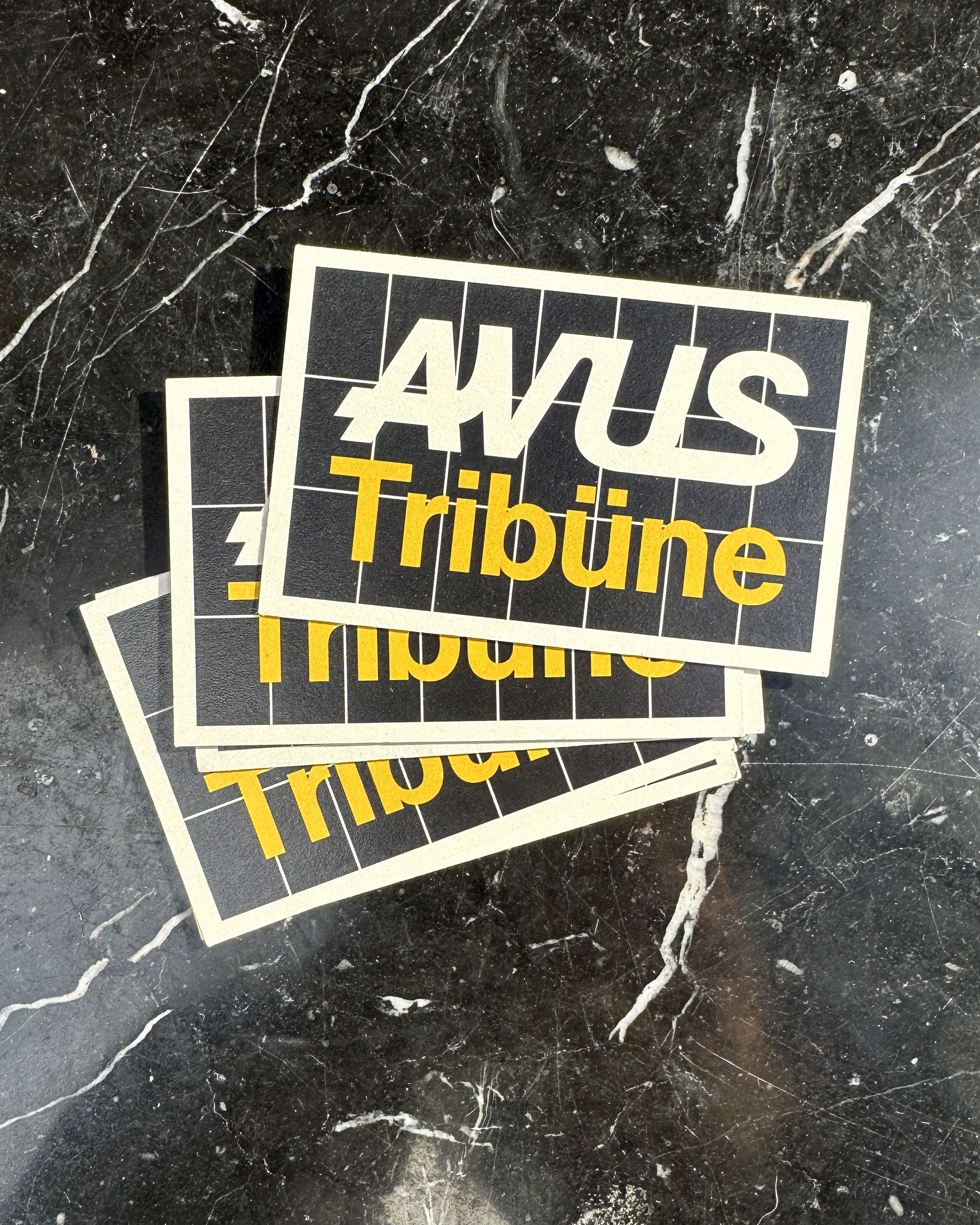 AVUS Tribüne CI and business cards