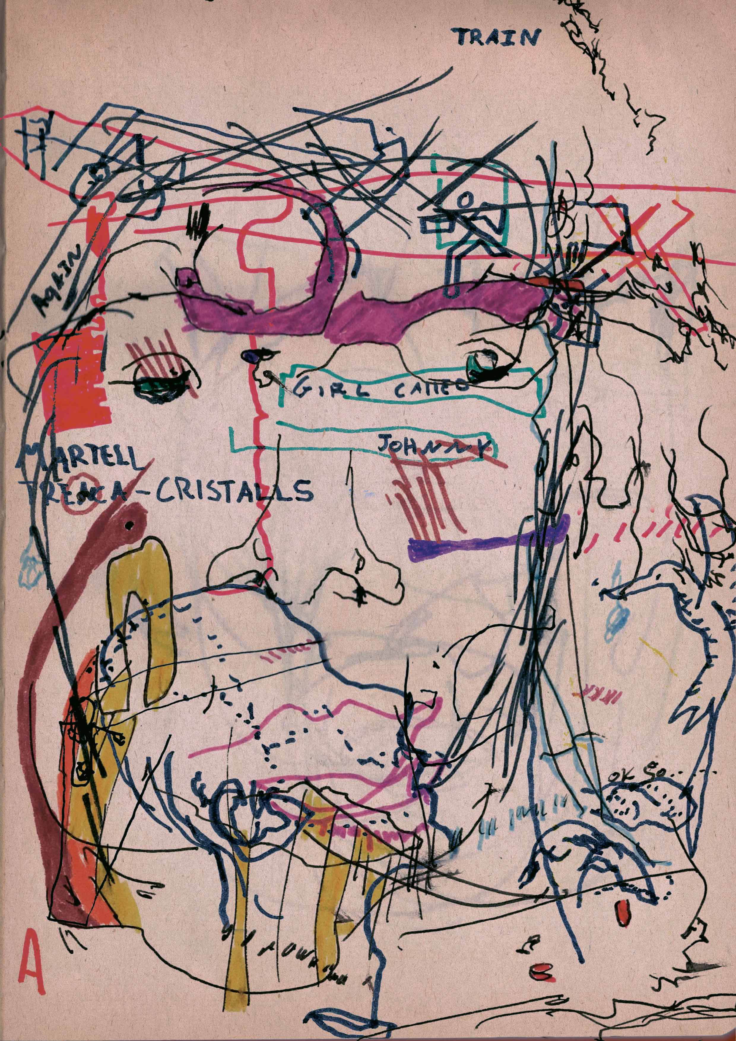 Drawing by Tyko Say, "Spain"