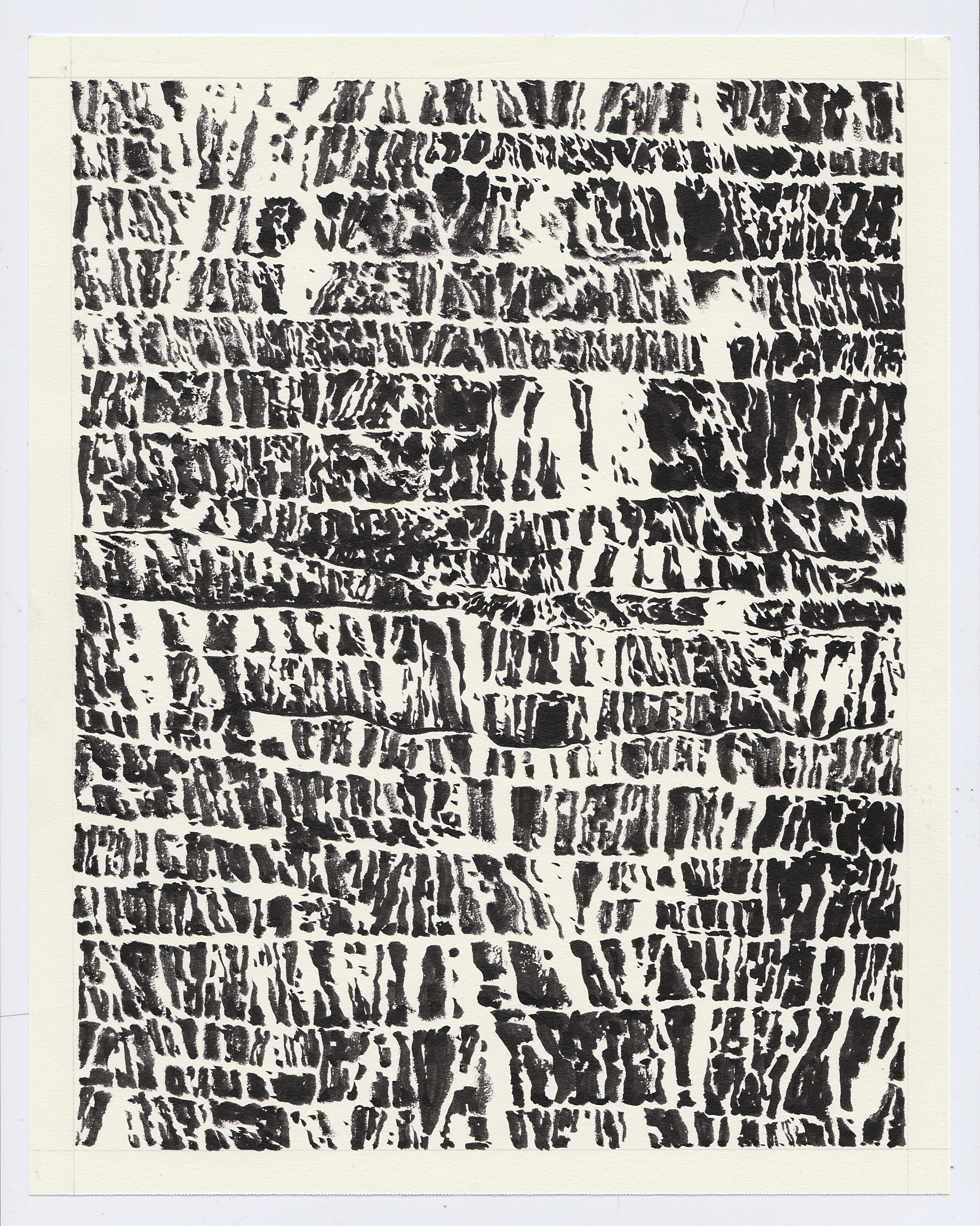 untitled, 10" x 8", ink on paper, 2021