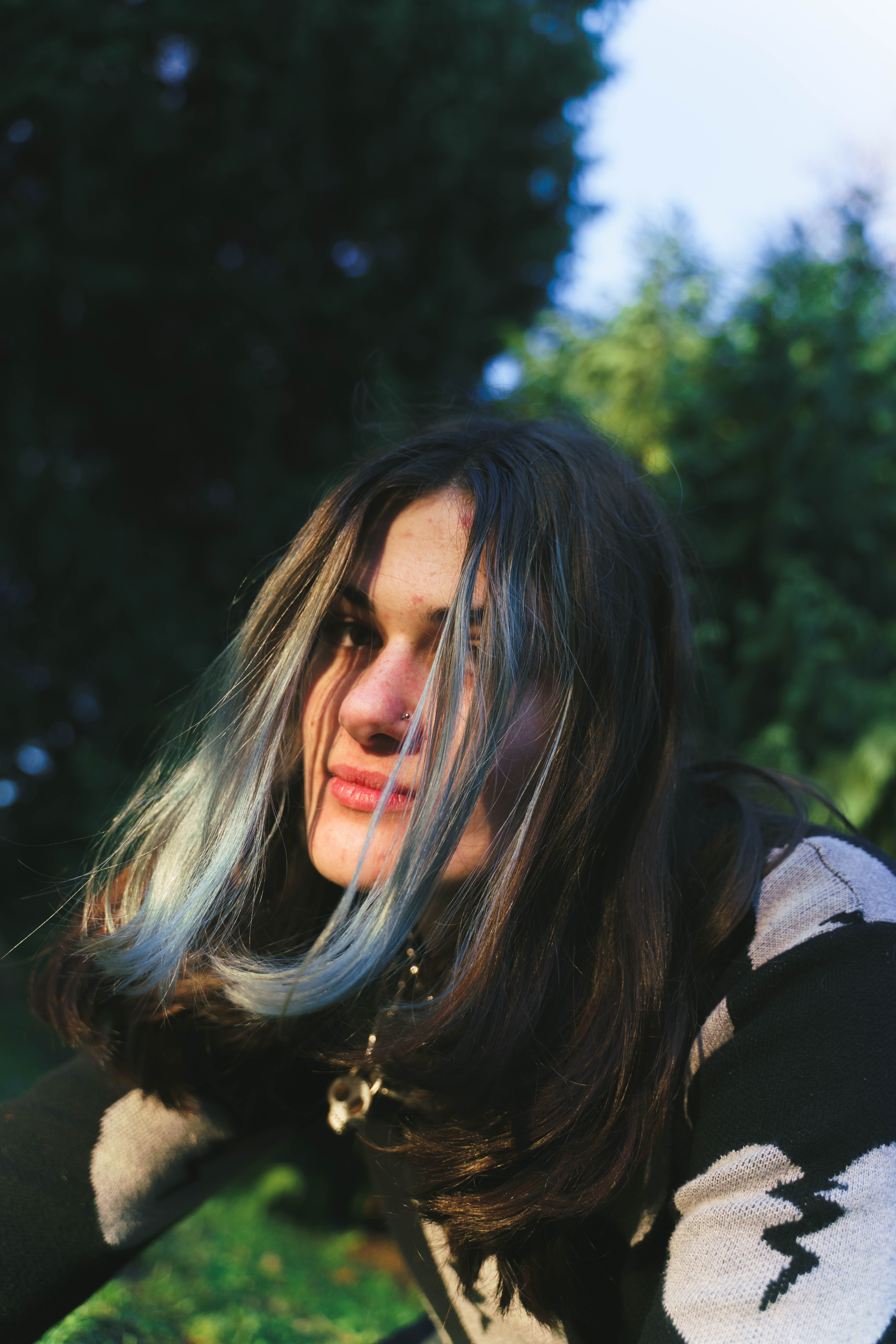 Lucy Miedema at the Ōtautahi Botanic Gardens, Photographed by Ella Waswo