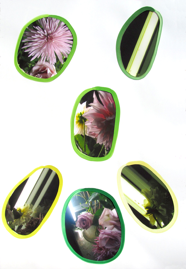 02. Flowers in a Flower Shop, We're In A Story, 2011; Gouache and archival inkjet prints on paper; 40.5" x 26.25", 103 x 66.6 cm