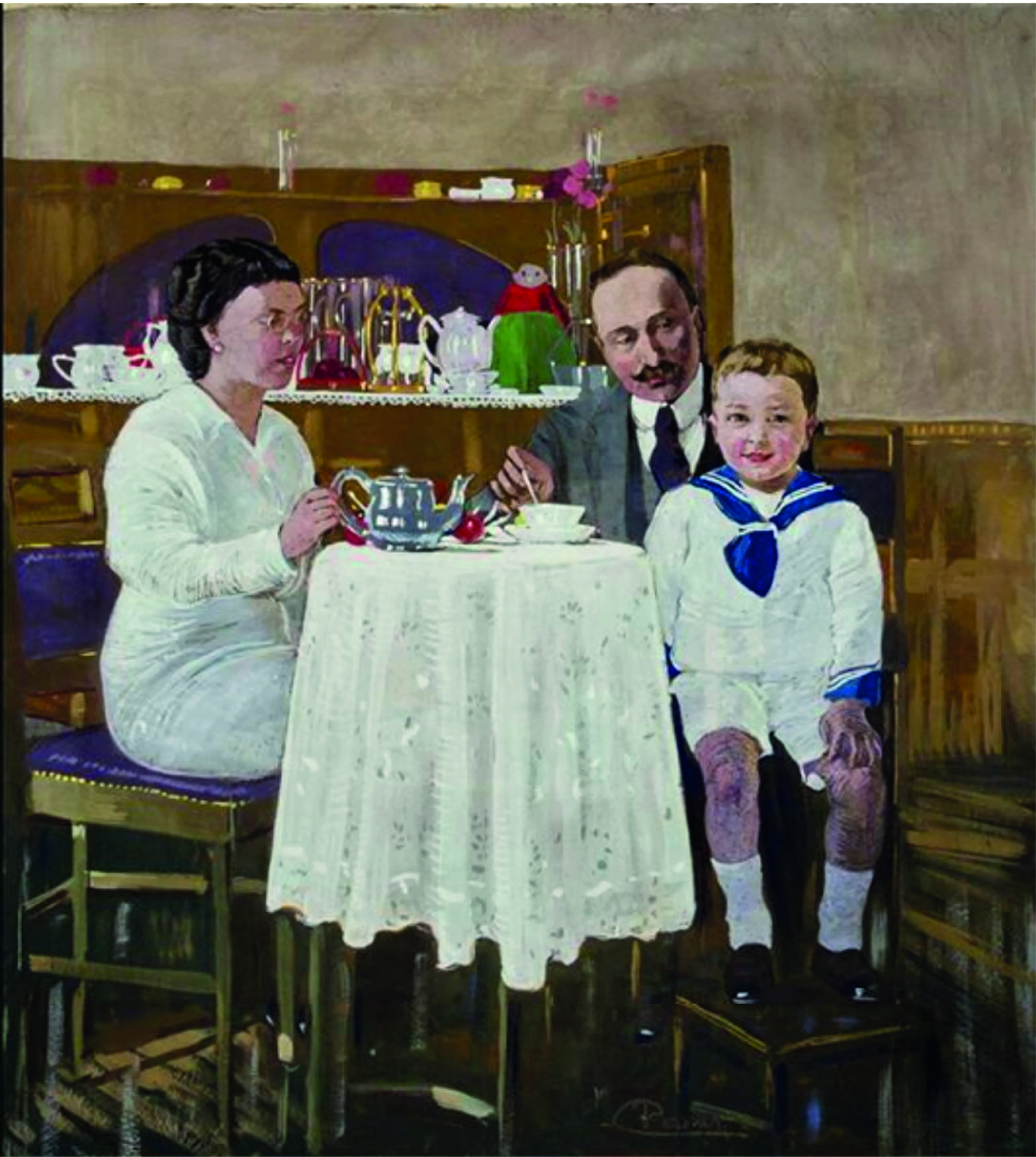 Felice Casorati, La famiglia Consolaro Girelli (1916)