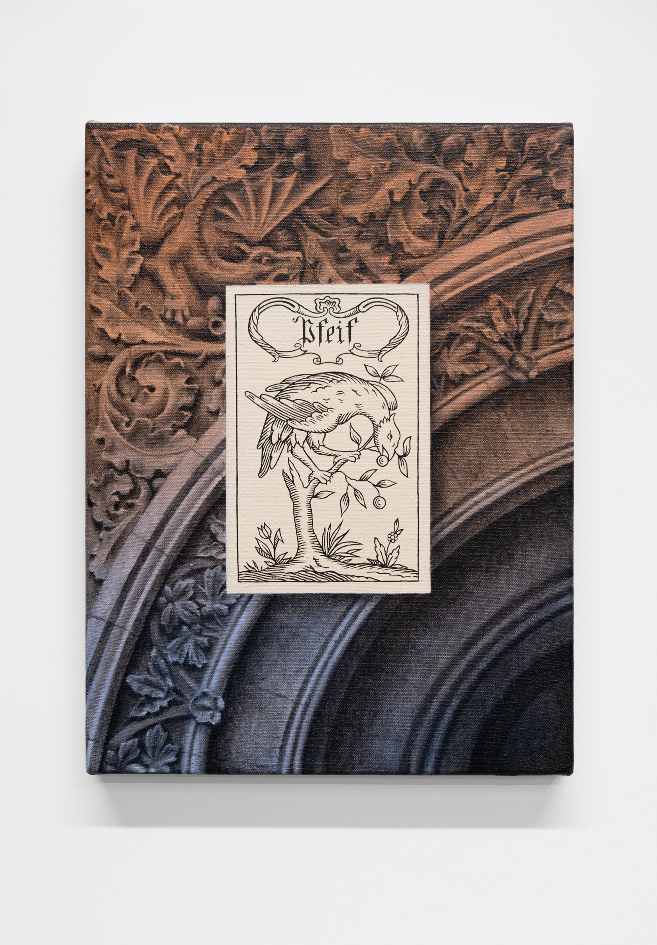 Pfeif, 2025, Oil on linen mounted on panel, 16x12 inch.