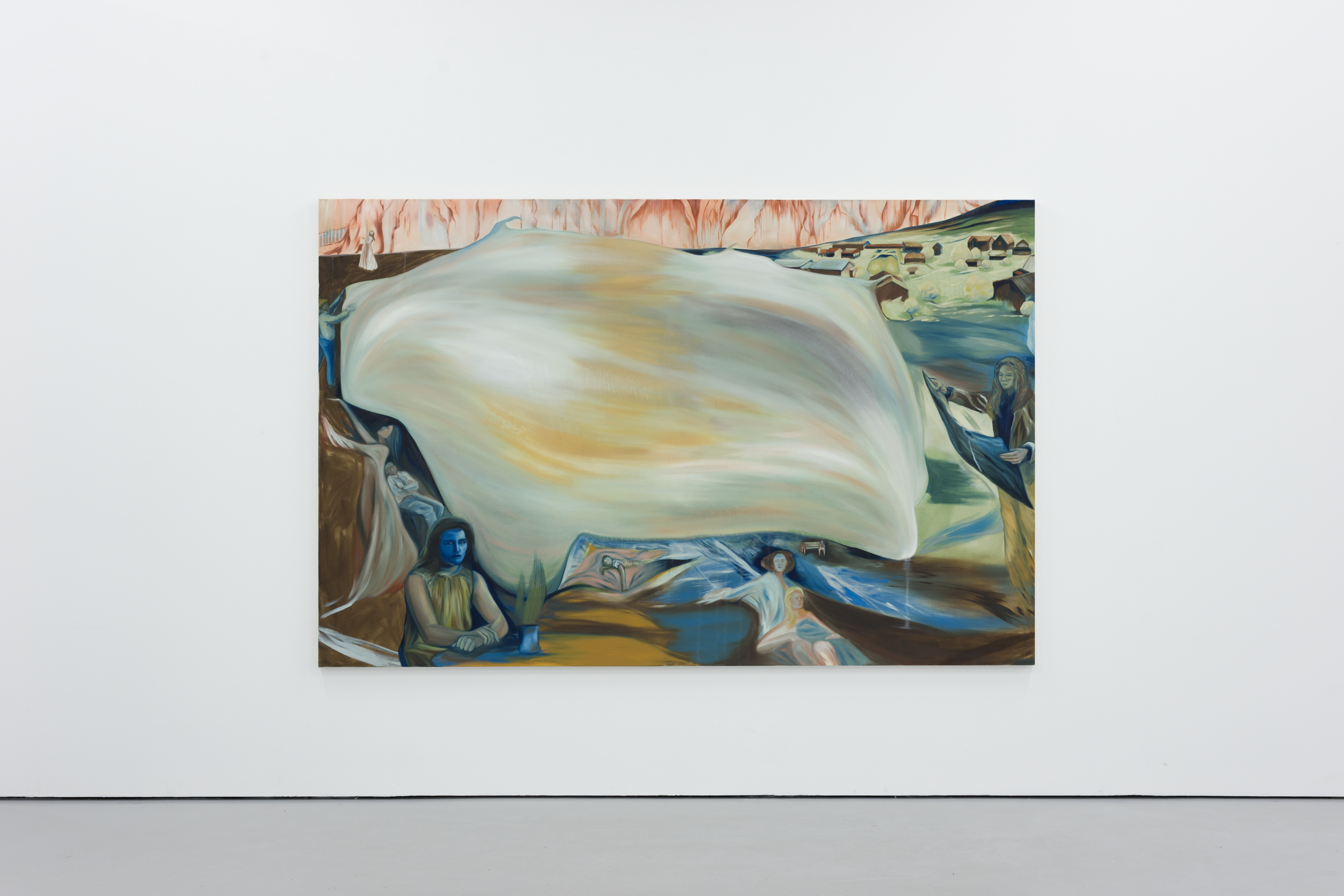 'The Tarp Pterodactyl', Oil on canvas, 230x150cm