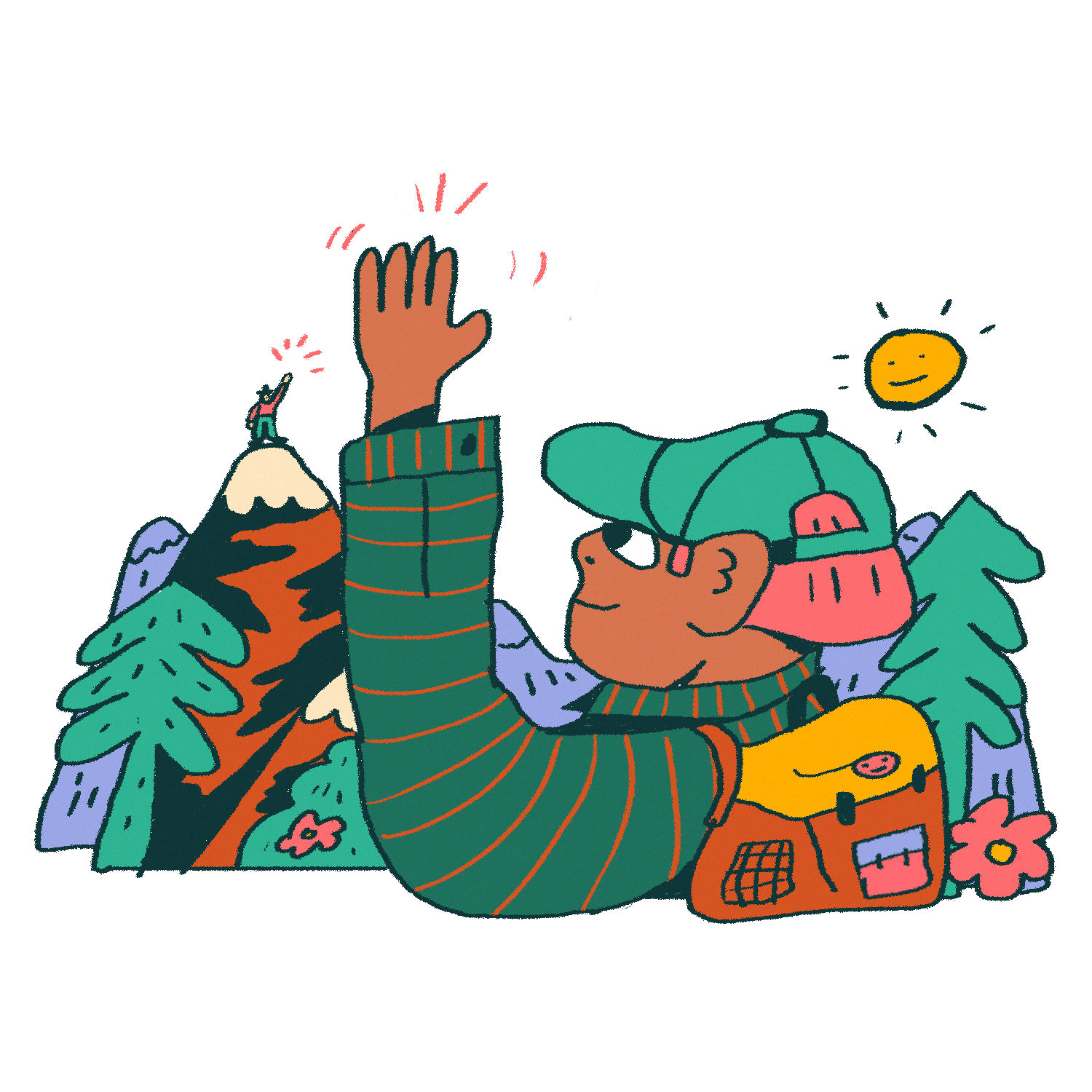 Your guide to self-care this season - A Spot Editorial Illustration for Thread for Men by Darren Shaddick UK Illustrator and Graphic Designer