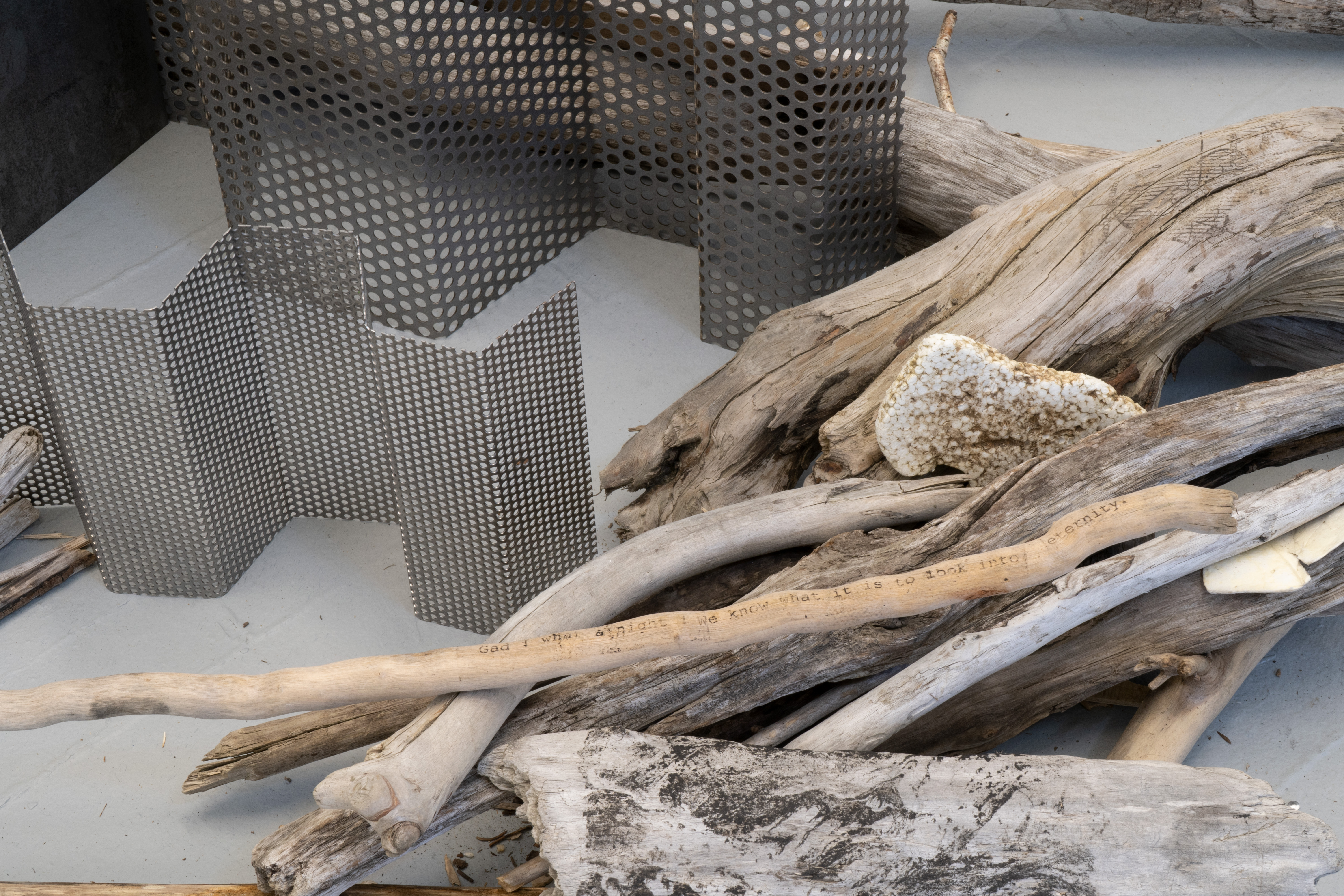 We know what it is to look into eternity (The Great Flood of 1927, Vermont) / 2025 (detail)