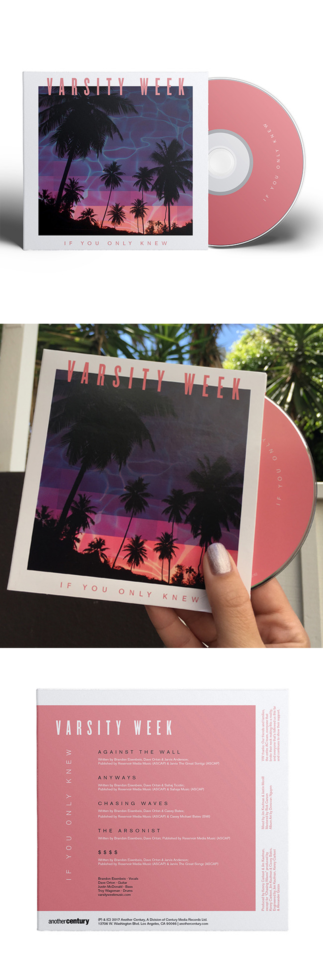 Album artwork for Varsity Week’s EP “If You Only Knew”