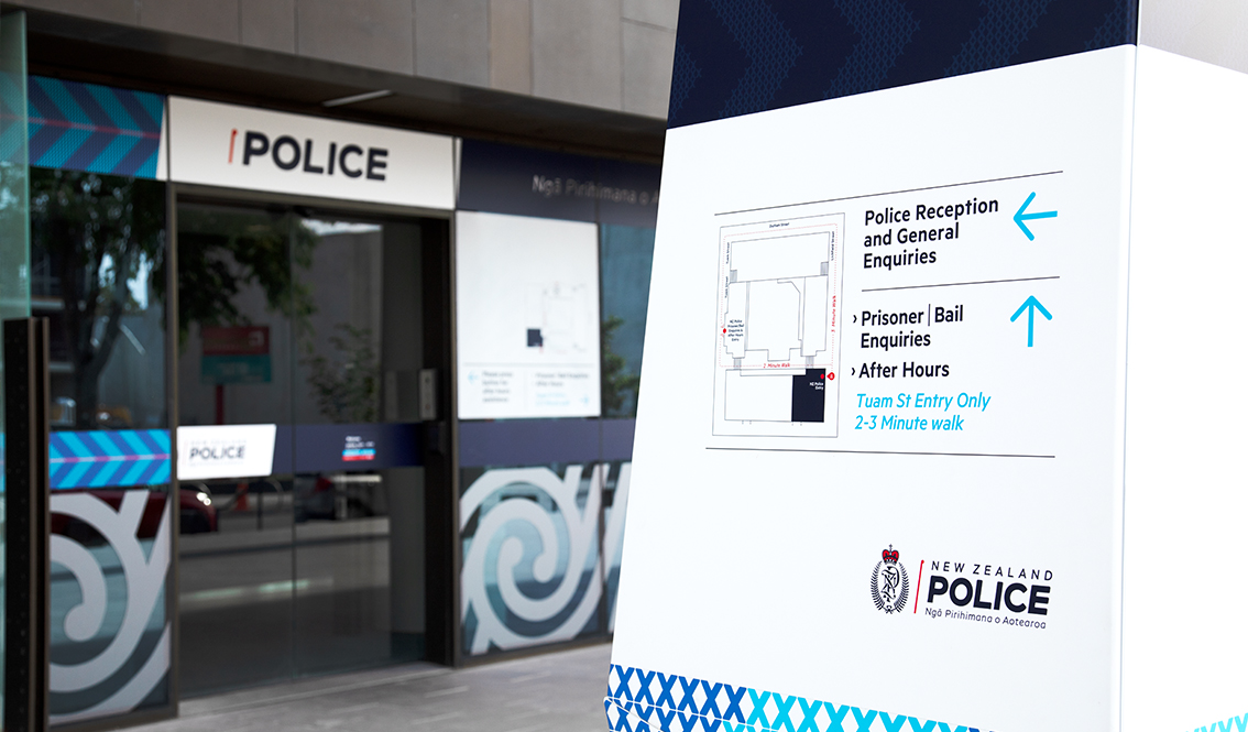 New Zealand Police Signage — James O'Connor / Graphic Design