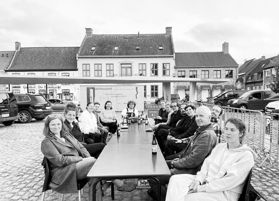 Inspiring days with these fine people & Koen Vanmechelen during Patchwork @ Watou Kunstenfestival.