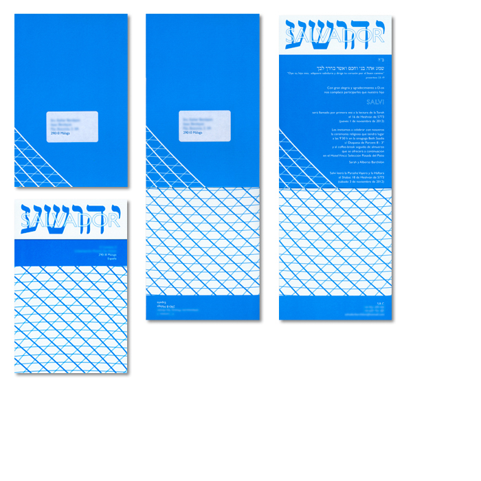 Dise&ntilde;o Invitaci&oacute;n de Bar Mitzv&aacute;