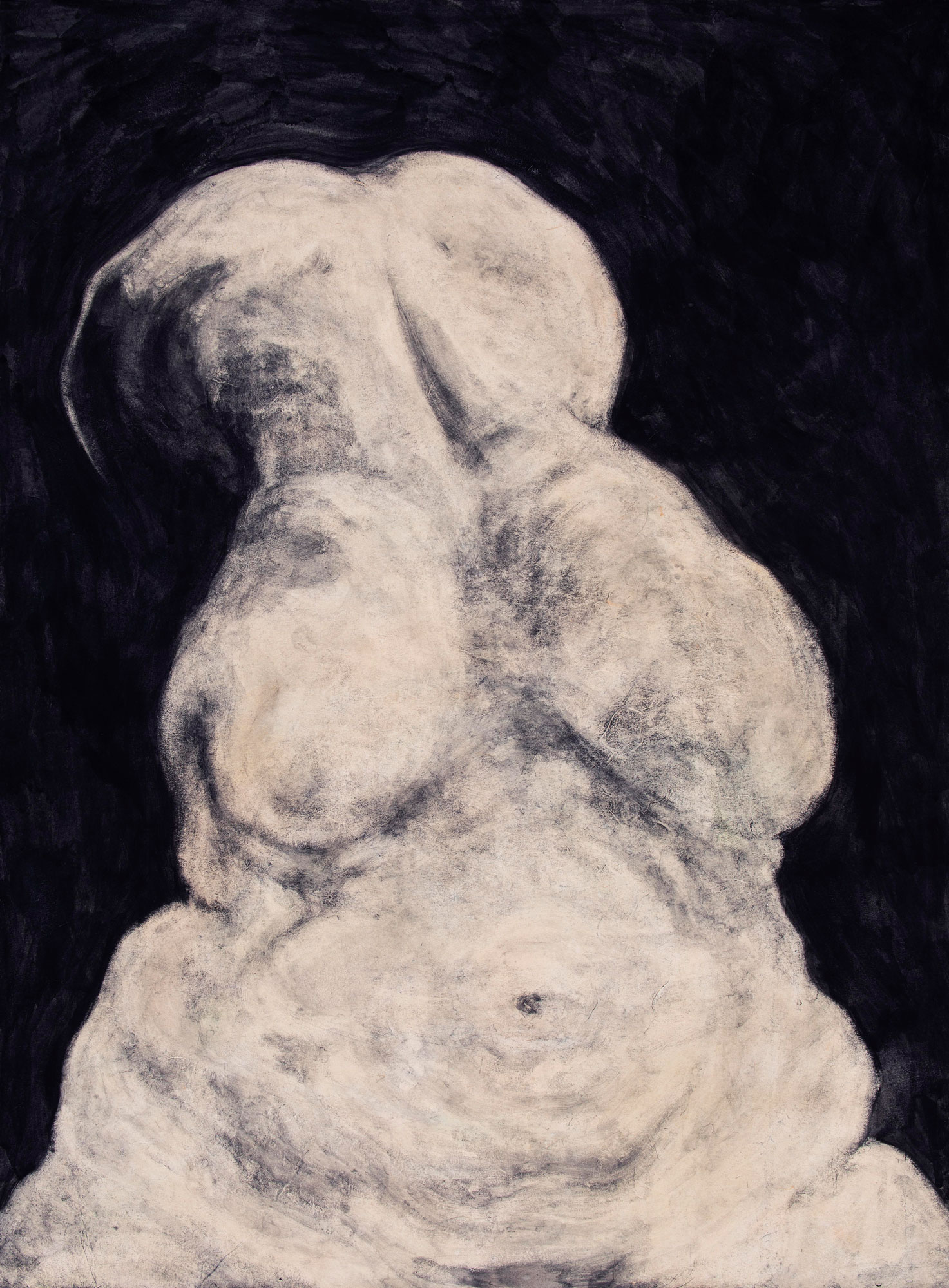 좌혜선, , 2019, 장지에 분채 채색, 72 x 53 cm
