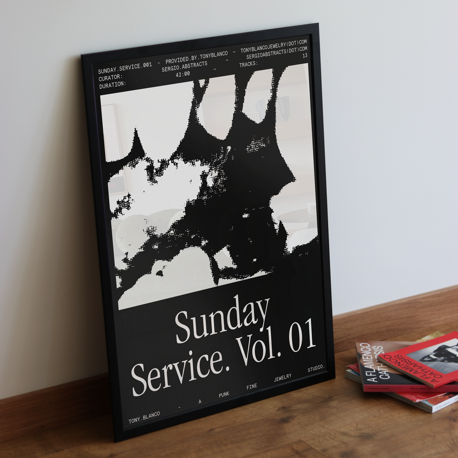 Tony Blanco poster. Design: Sergio Abstracts