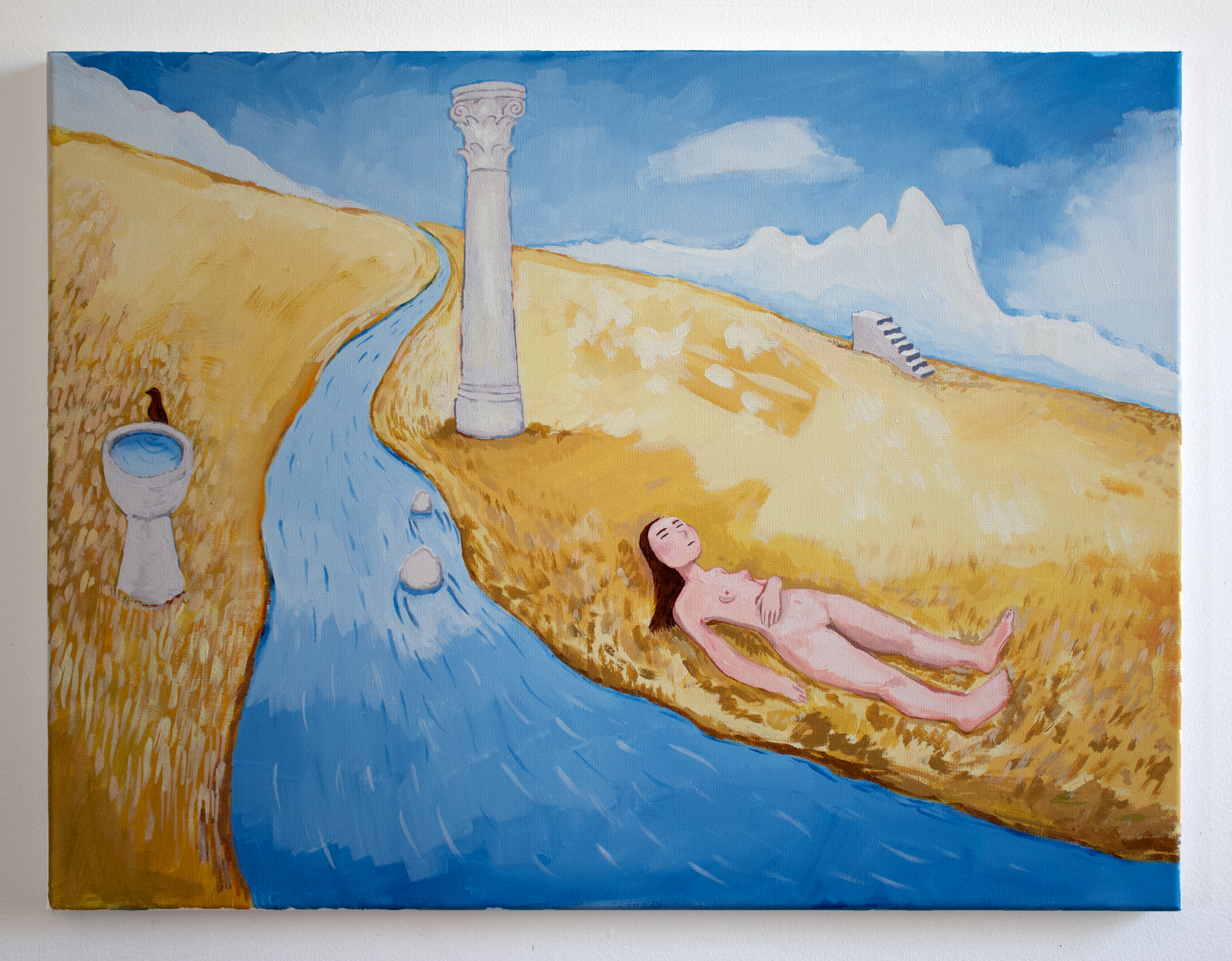 hill scene ~ 2022 ~ 24x18" ~ available