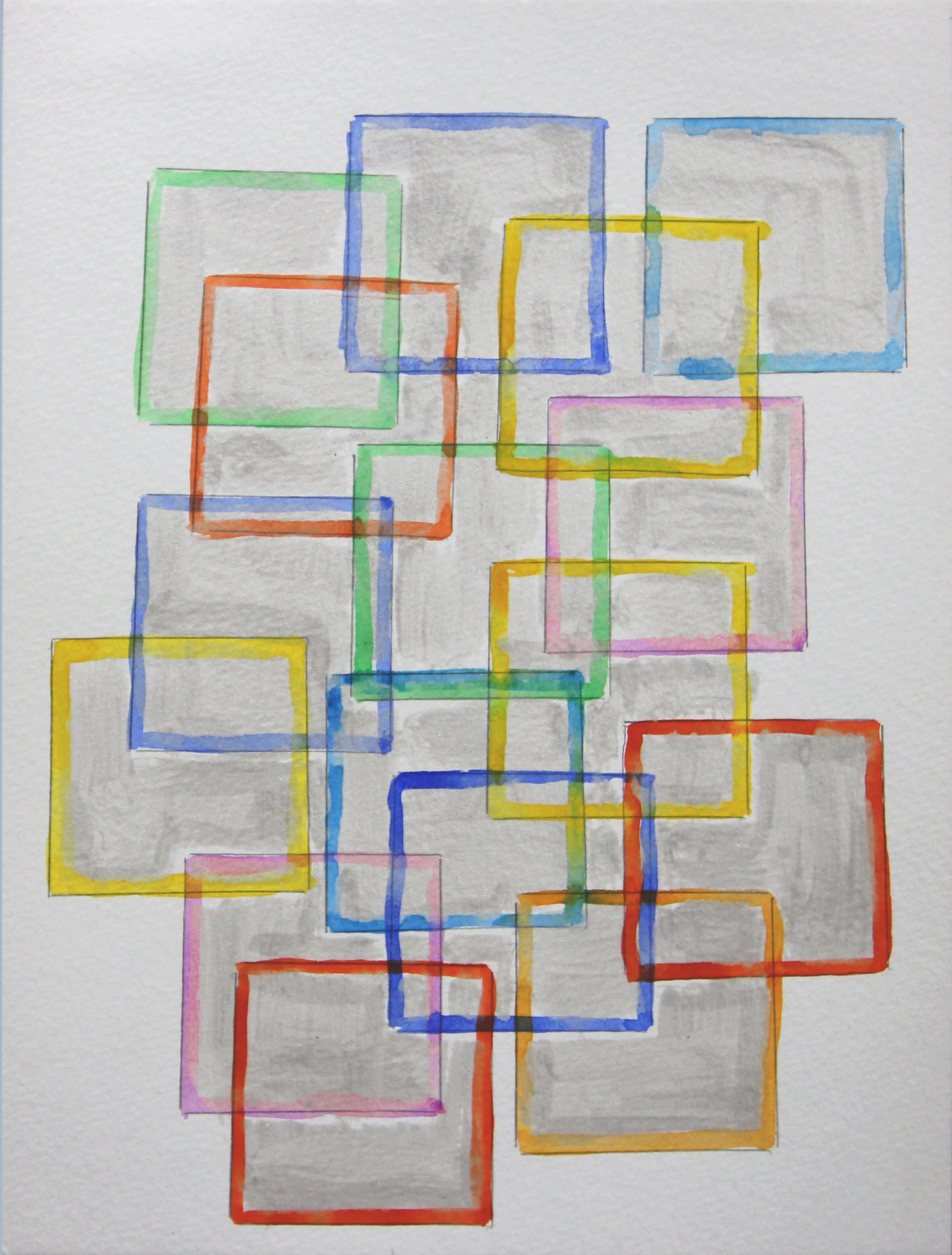 Sin título, 2002. Acuarela y lápiz sobre papel, 25 x 19 cm.