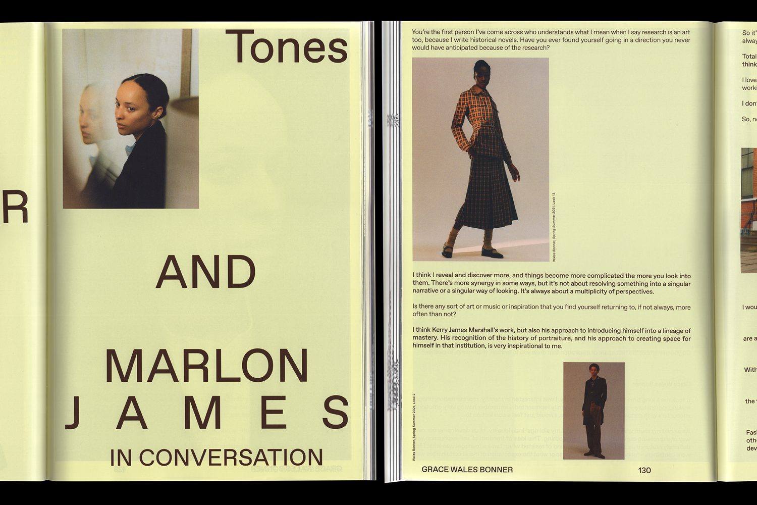 SSENSE MAGAZINE, SS 21. Design Direction: Gabriel Melcher; Design: Camille Leblanc-Murray.