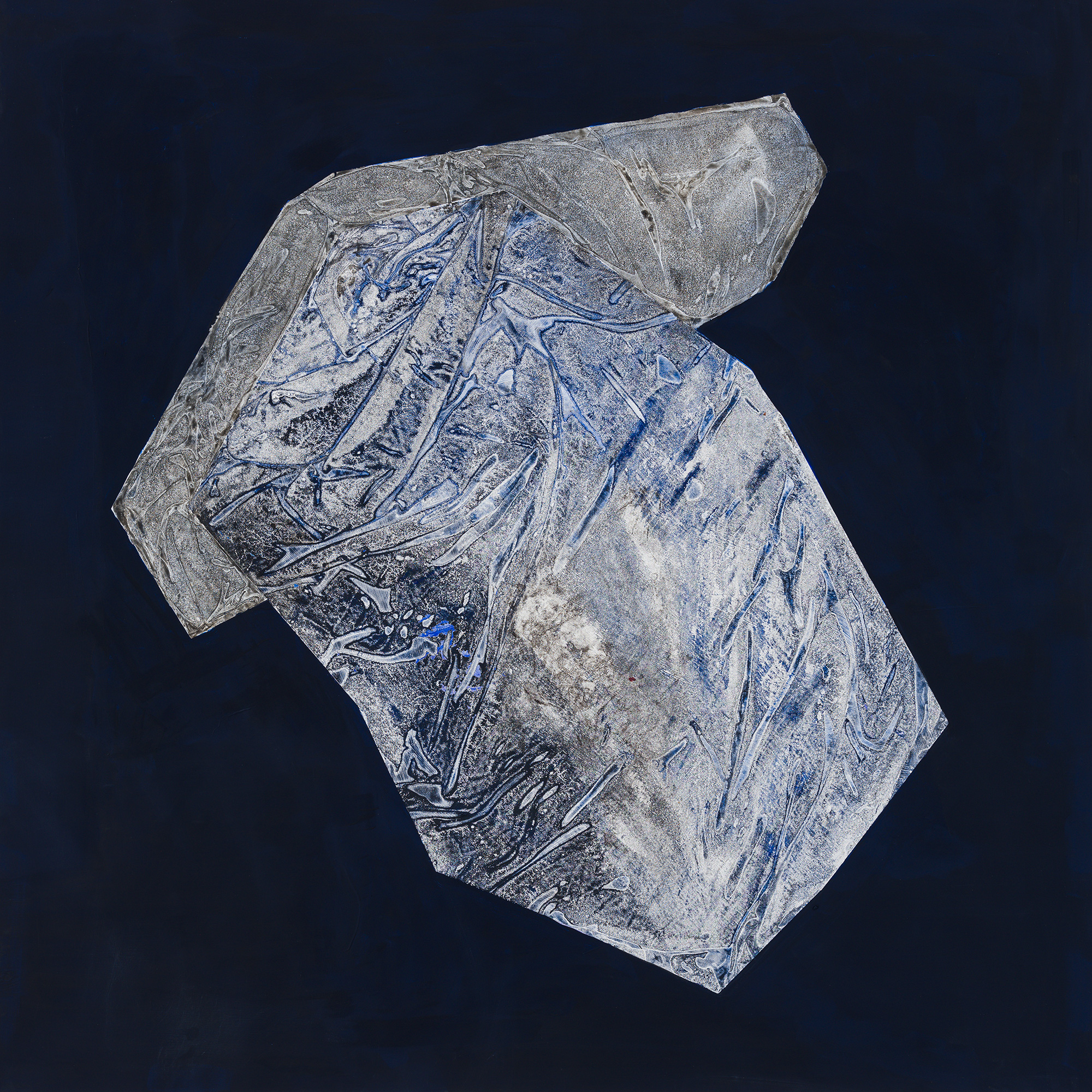 Solid I, acrylics on polyester canvas, 121 cm x 121 cm, 48" x 48" 