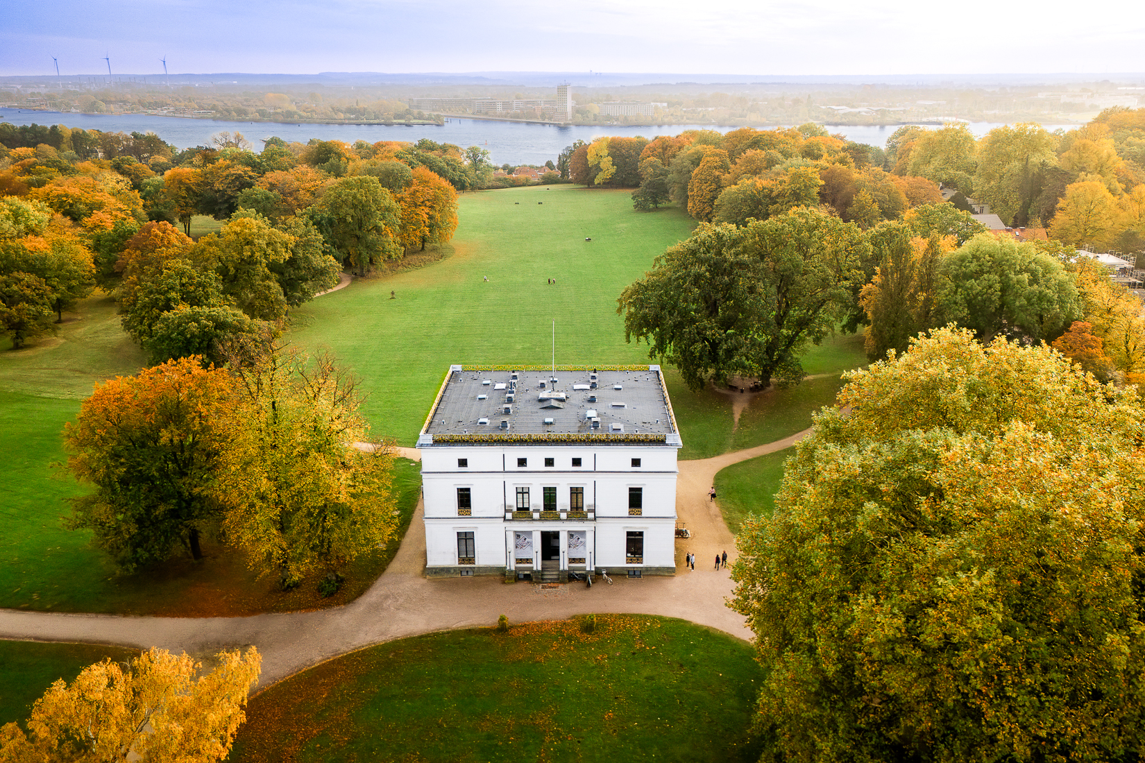 SHMH, Stiftung Historische Museen Hamburg, Museum, Luftaufnahmen, Drohnenfotografie, Geschäftsbericht, Jenisch Haus, Jenisch Park