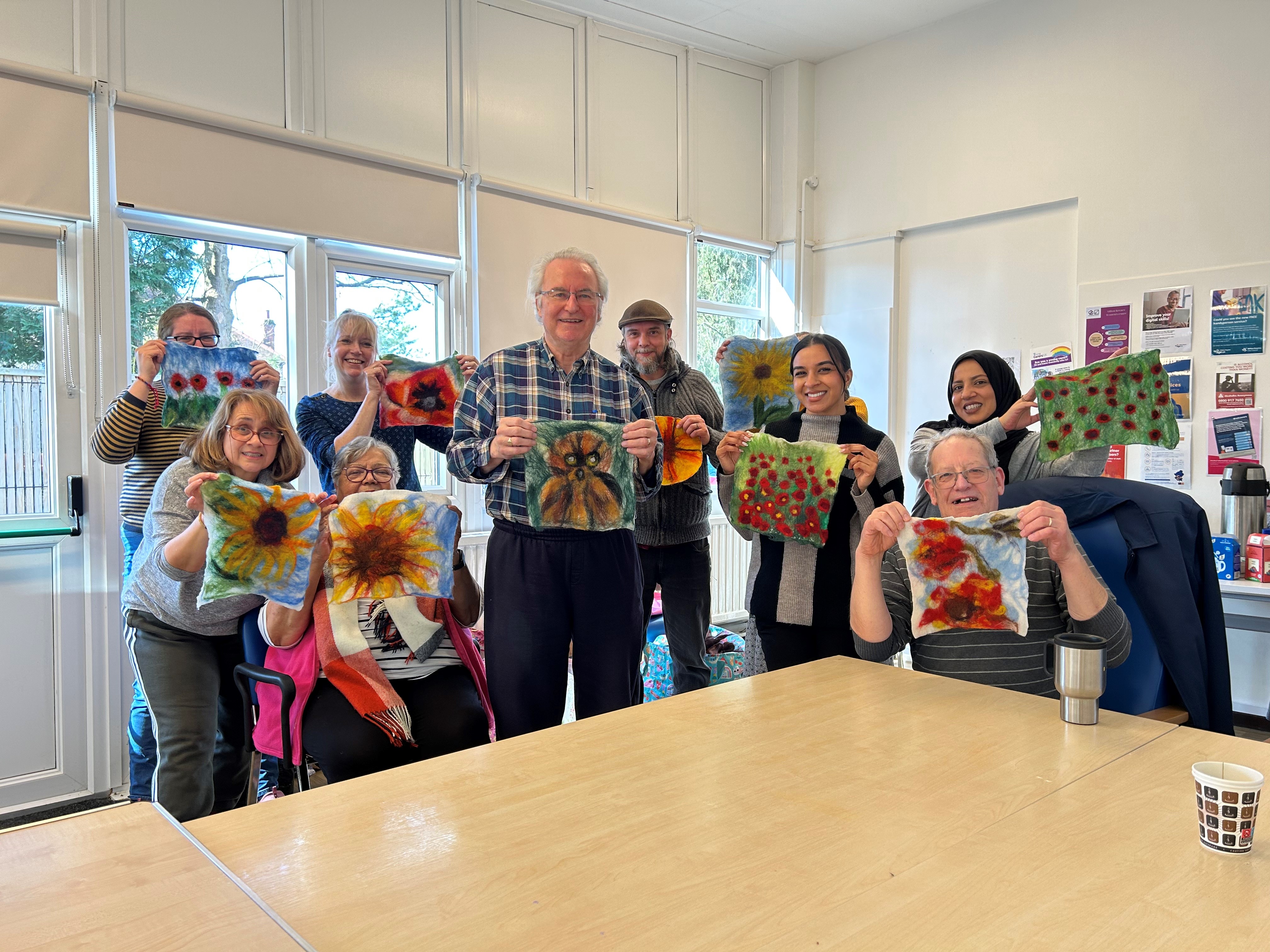 Feltwork by participants