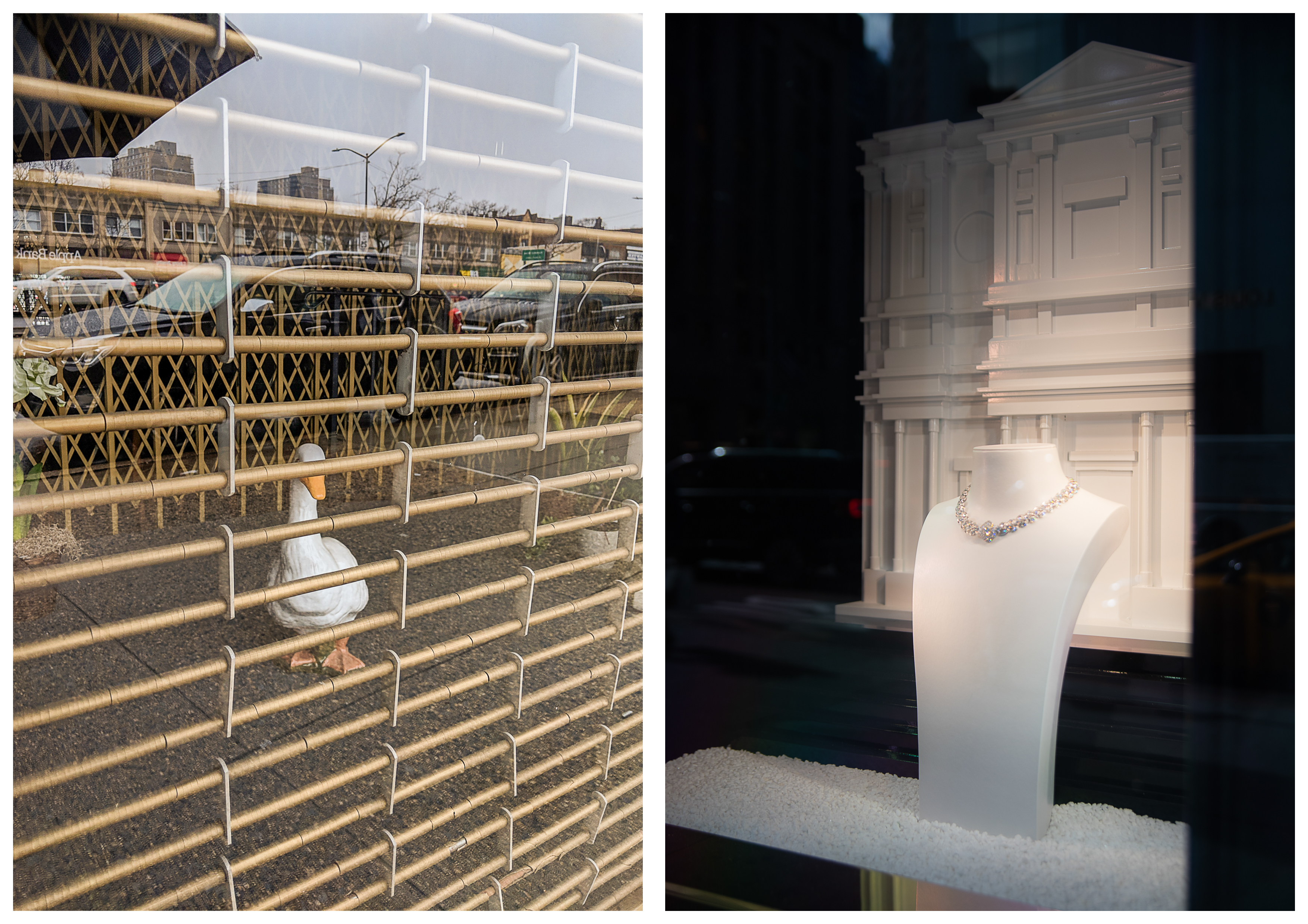 Durante grandes guerras ou crises econômicas, abrir mão de bens preciosos, frequentemente carregados de valor sentimental, como uma jóia de família, é um ato que tem um significado simbólico: uma última tentativa de sobrevivência financeira. Esse gesto é melhor compreendido ao observar a fachada de uma loja que anuncia como forma de exploração do último recurso daqueles que estão financeiramente fragilizados. Exploração mascarada de demanda e, ao mesmo tempo, a única oferta disponível: "compramos o seu bem de família, pelo menor preço possível, porque você não tem outra escolha no momento". Tendo esse gesto como premissa simbólica, resolvi documentar como a propaganda de rua parece ter o poder de determinar o que as pessoas podem aspirar e esperar para as suas próprias vidas. Durante o período que morei em Nova York, caminhando entre os bairros ricos de Manhattan e os considerados periféricos no Queens, me deparei com todo tipo de anúncios de rua, fachadas comerciais, produtos e serviços dispostos nas vitrines das lojas. Cada um desses anúncios carregados de representações visuais e simbolismos que permeavam as escolhas individuais dos residentes daquelas regiões. Com “We buy gold”, não pretendo criar situações comparativas, mas refletir sobre as características socioeconomicas de bairros periféricos e de classe média alta, por meio das escolhas de expressão de suas identidades, diversidades e "necessidades". Ao apresentar esta pesquisa visual, espero revelar uma das nuances do capitalismo e da linguagem do consumo como o principal influenciador no processo de tomada de decisão dos indivíduos.