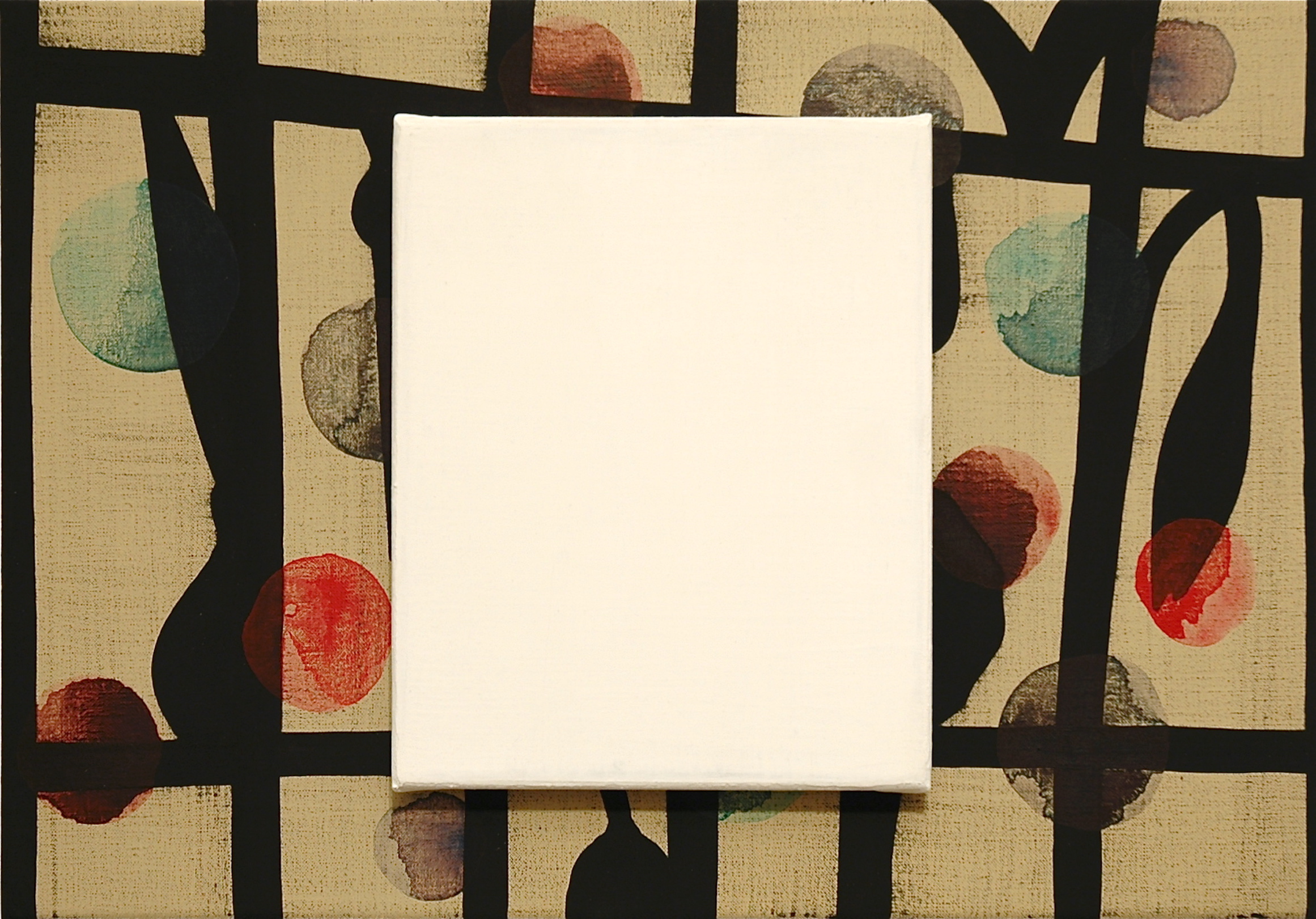 Untitled 2009, acrylic on canvas, 35 x 50 cm, private collection