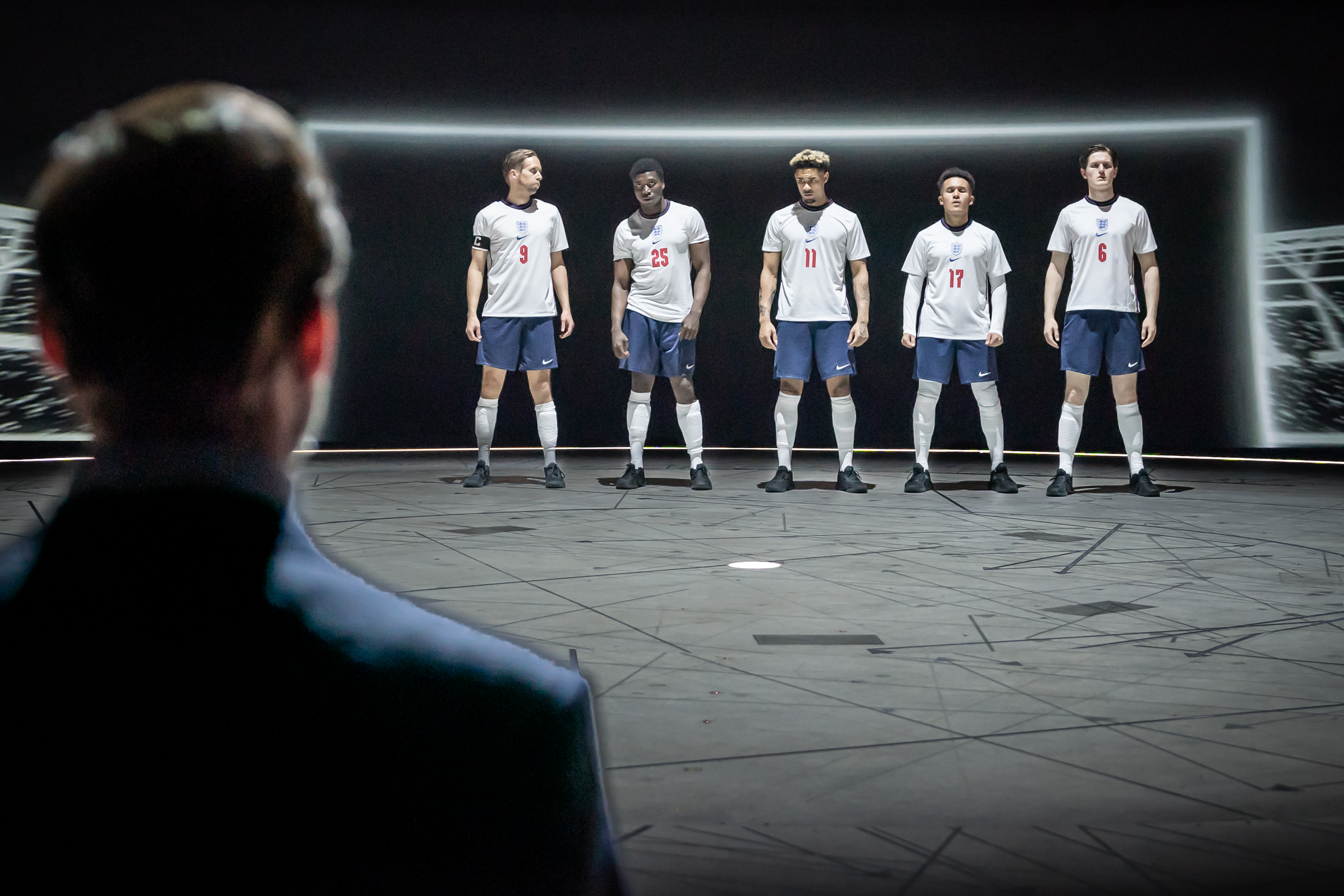 Dear England, National Theatre, Photograph by Marc Brenner