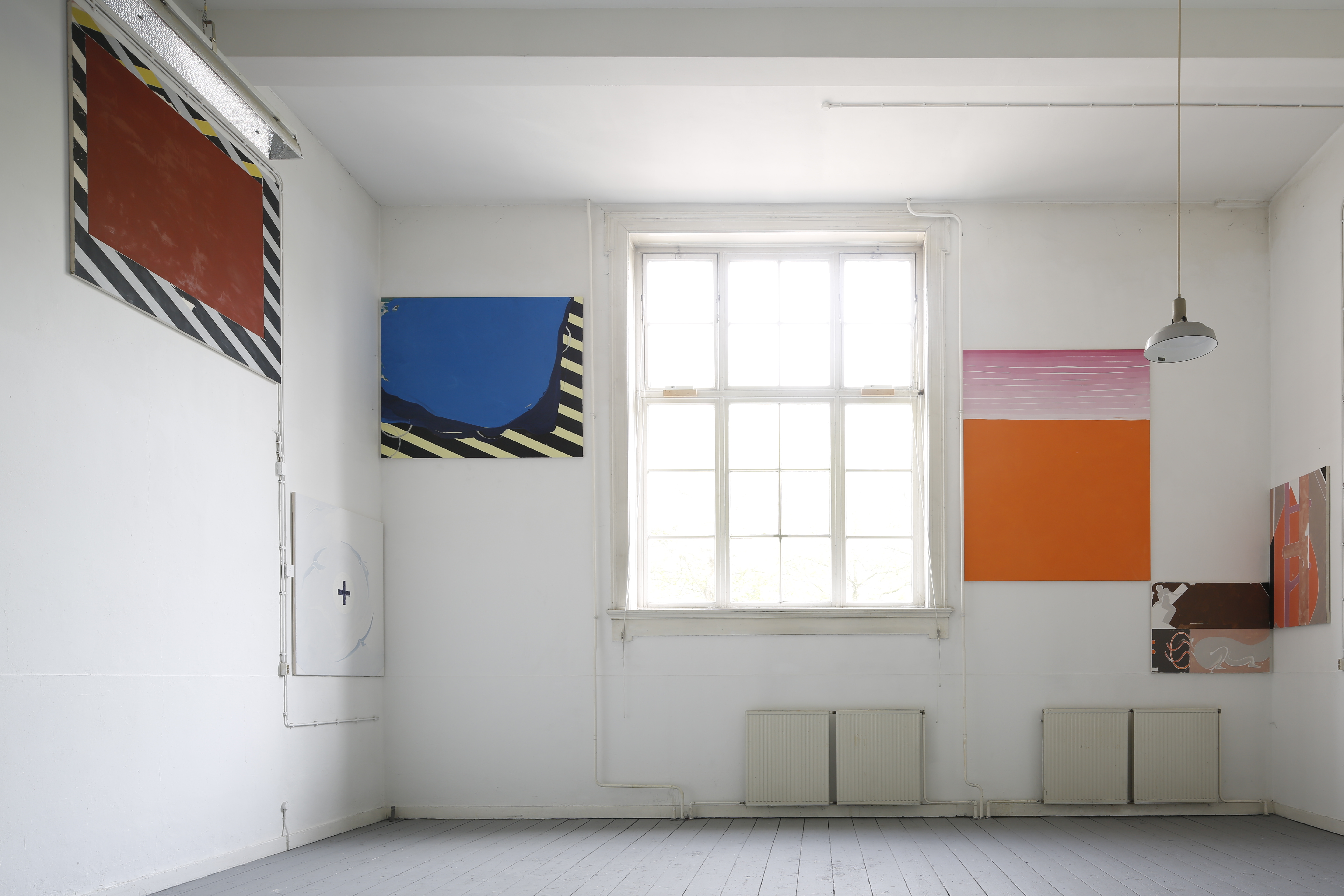 &ldquo;1st pictureshow at the society of soon foundation&rdquo; during &ldquo;function creep&rdquo; Offspringshow at DeAteliers Amsterdam 2015, Installationview