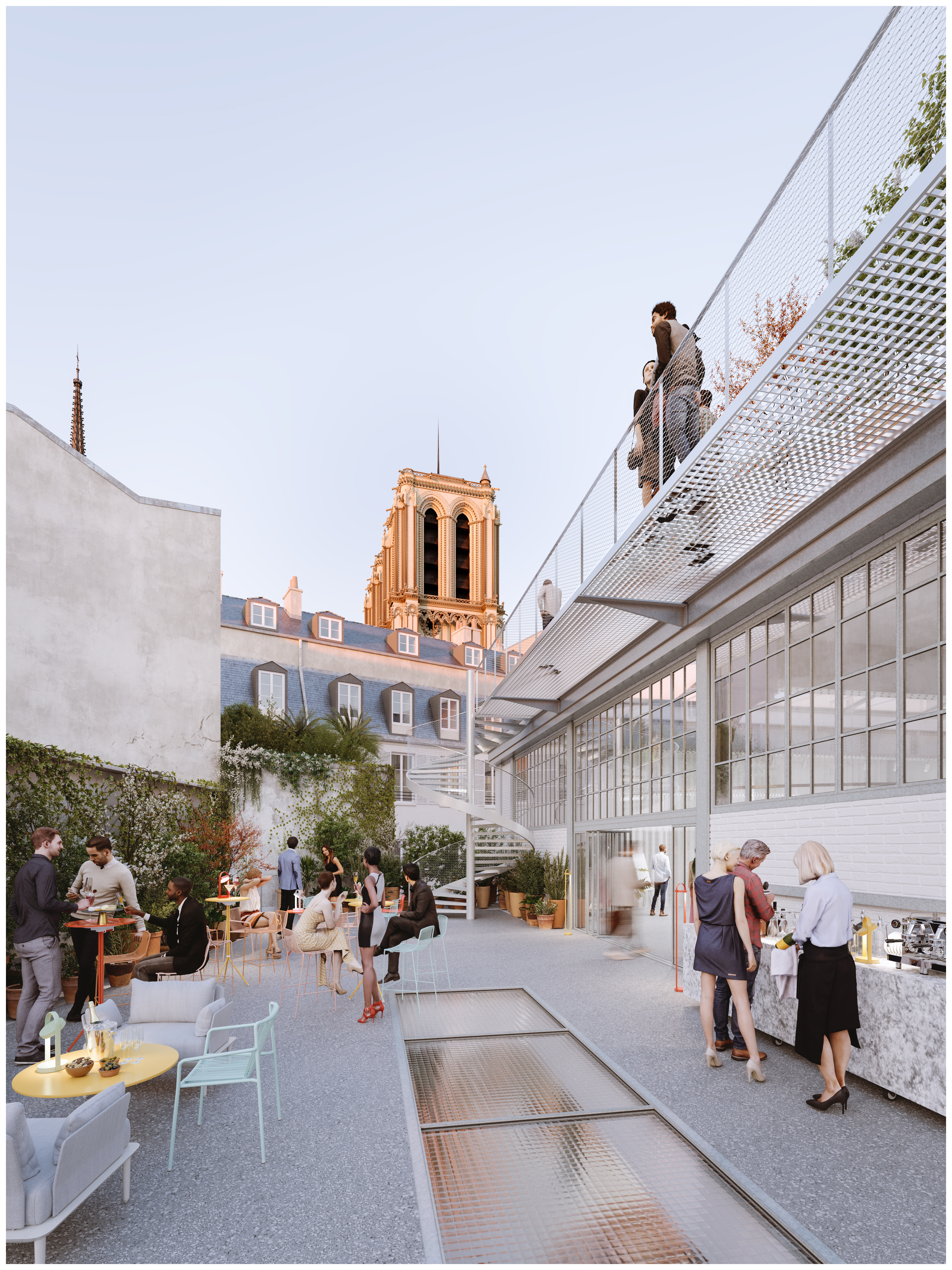 Transformation of an industrial building to an Urban Station for RATP Real Estate