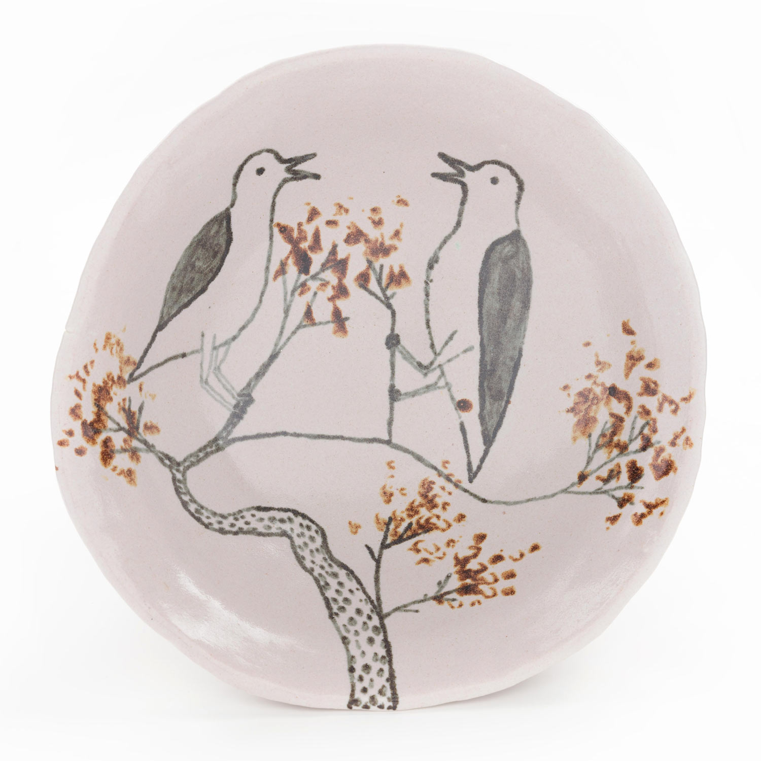 From Bush of Birds deep bowls, 20.10.2020Glazed ceramic stoneware11 x 26.5cm