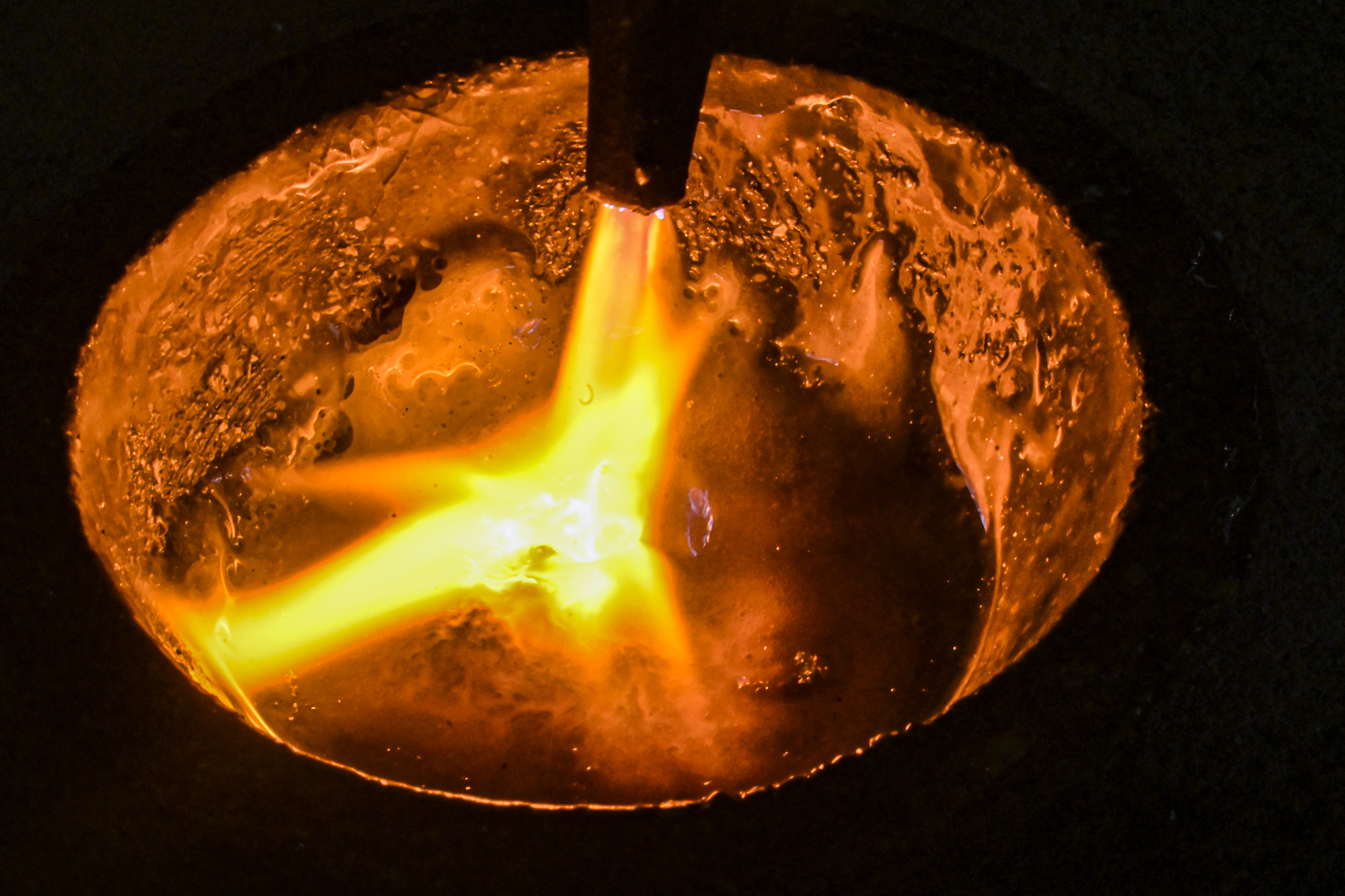 THE SMELTING PROCESS OF GOLD DUST, 2021