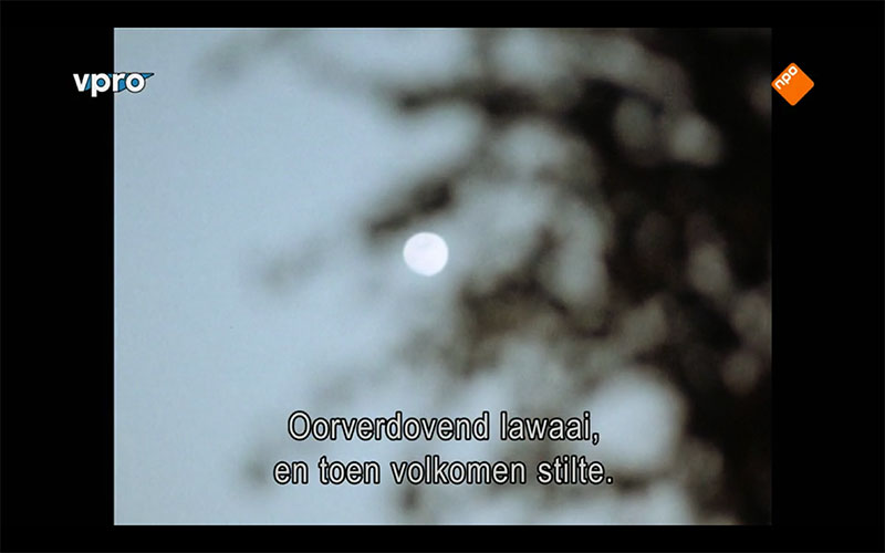 Ear deafening noise, and then silence