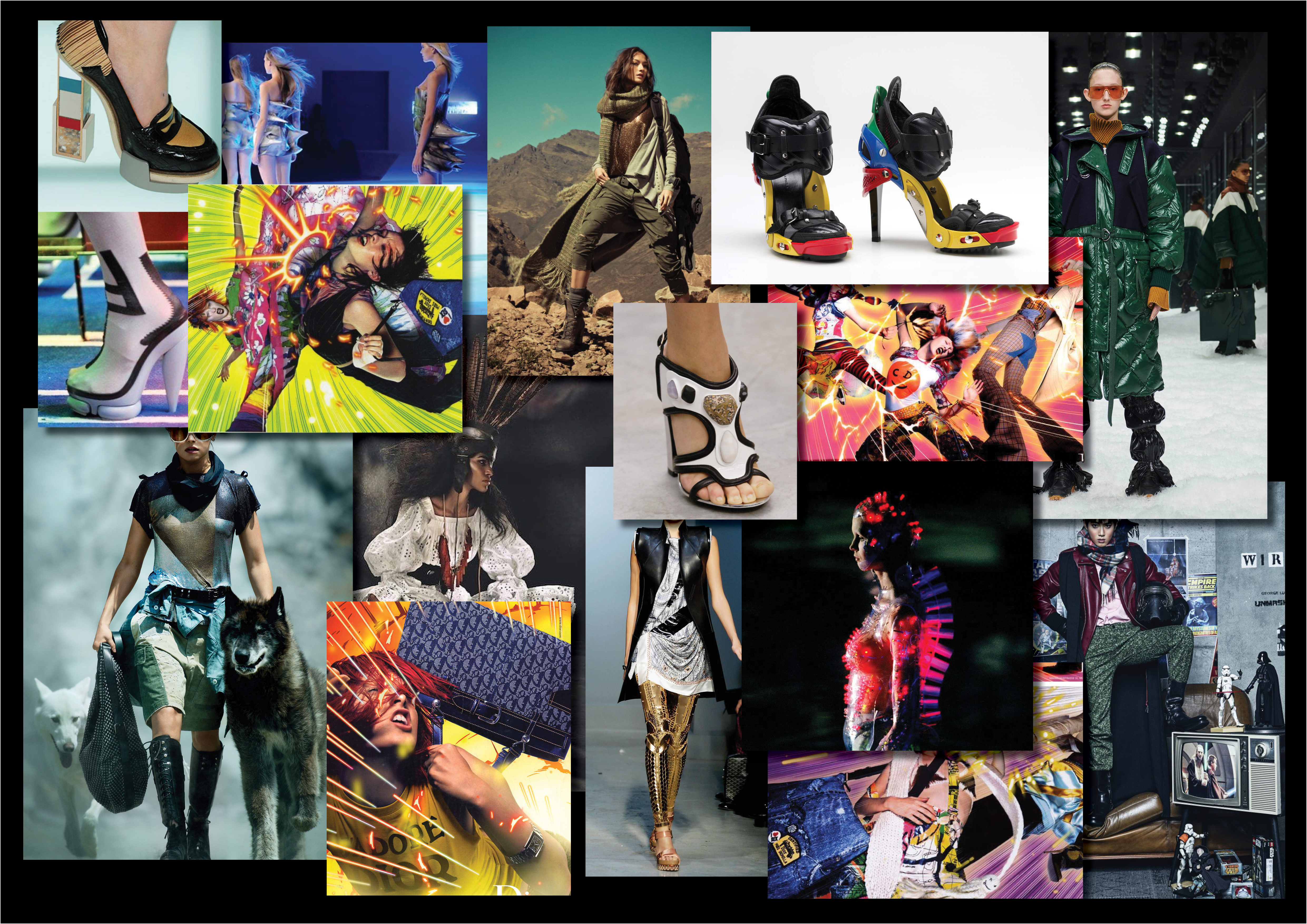 INSPIRATION: Glamazons and Warriors in fashion