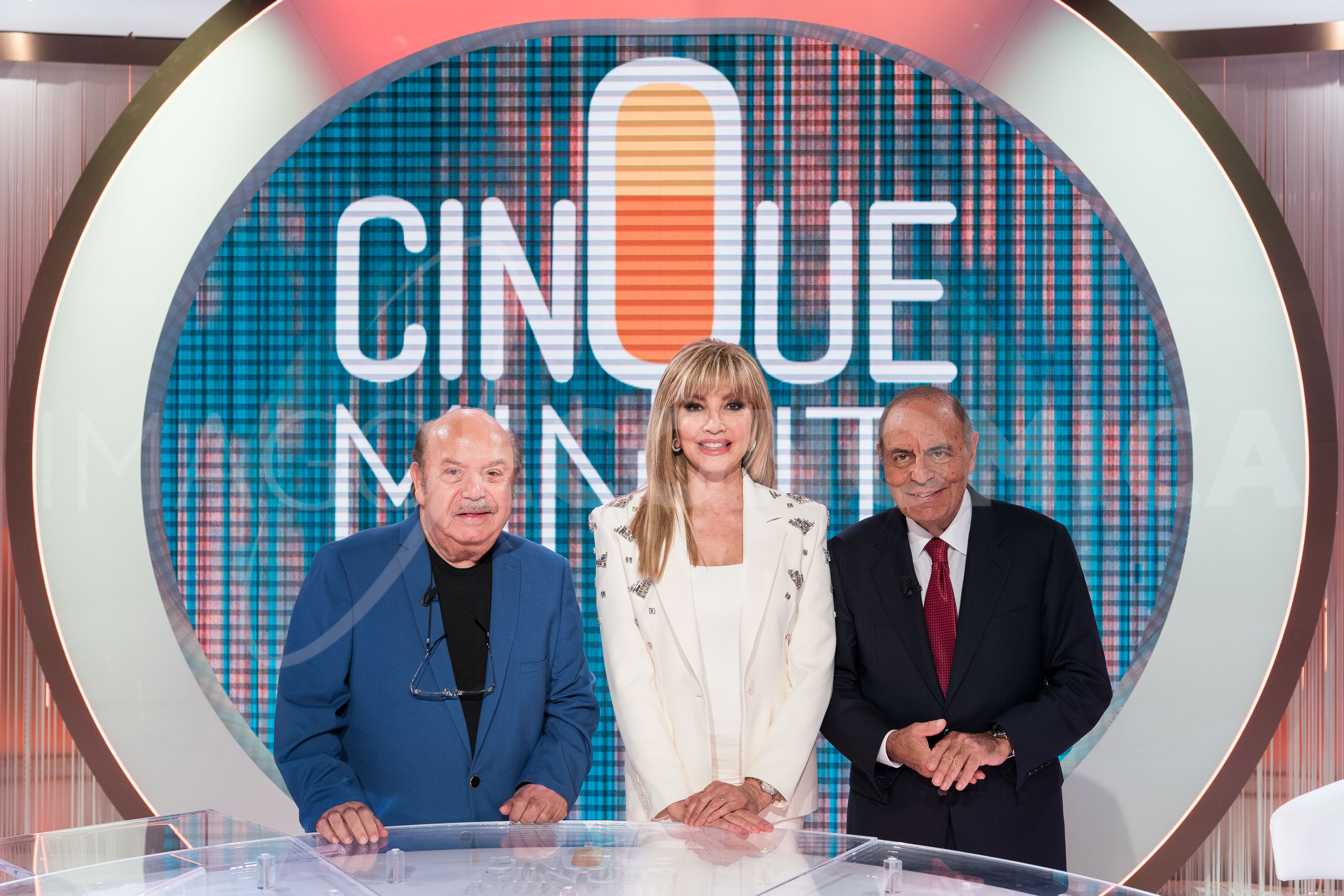 Lino Banfi, attore, Bruno Vespa, giornalista, Milly Carlucci, conduttrice televisiva