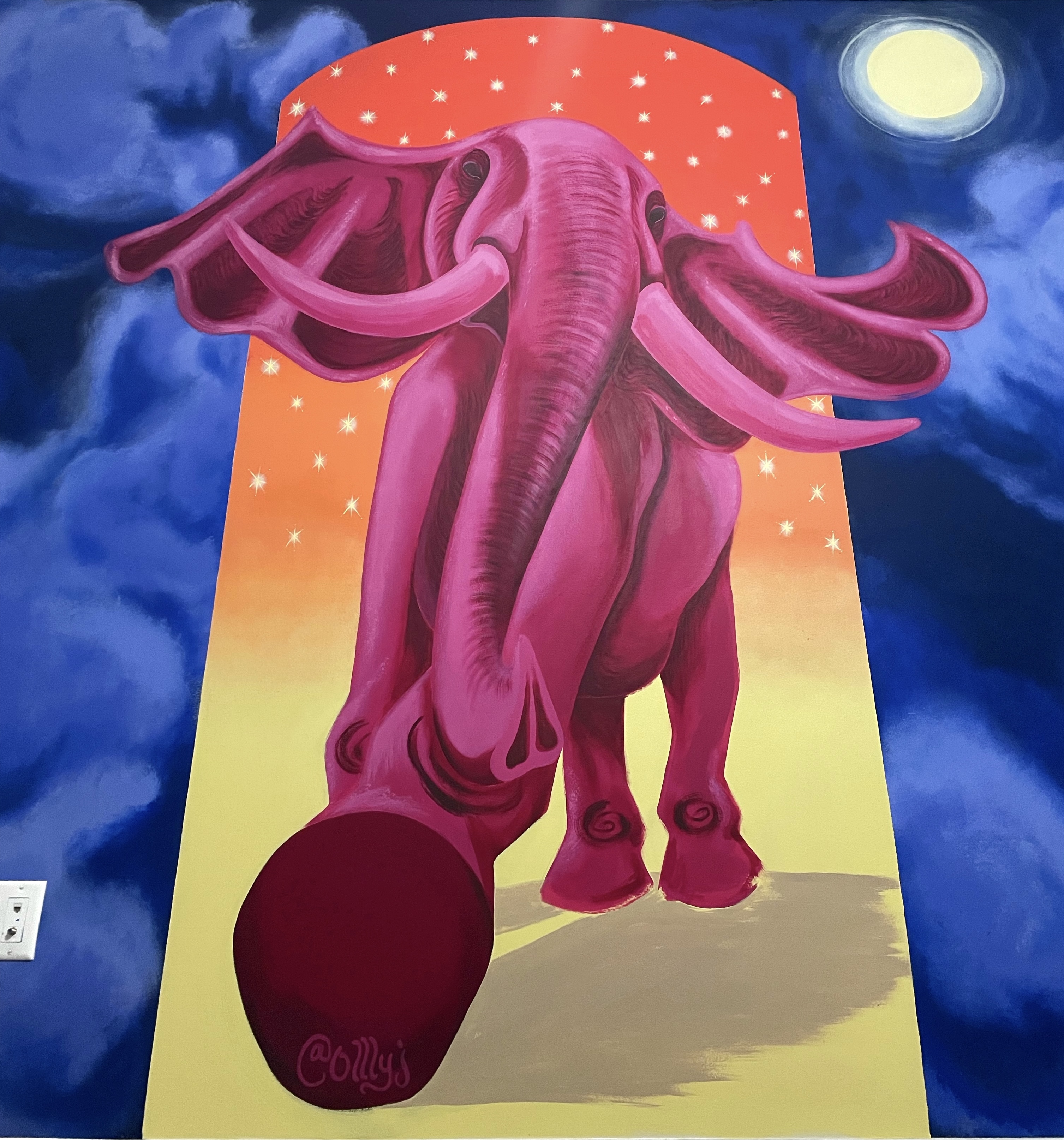 private residence mural / 2021