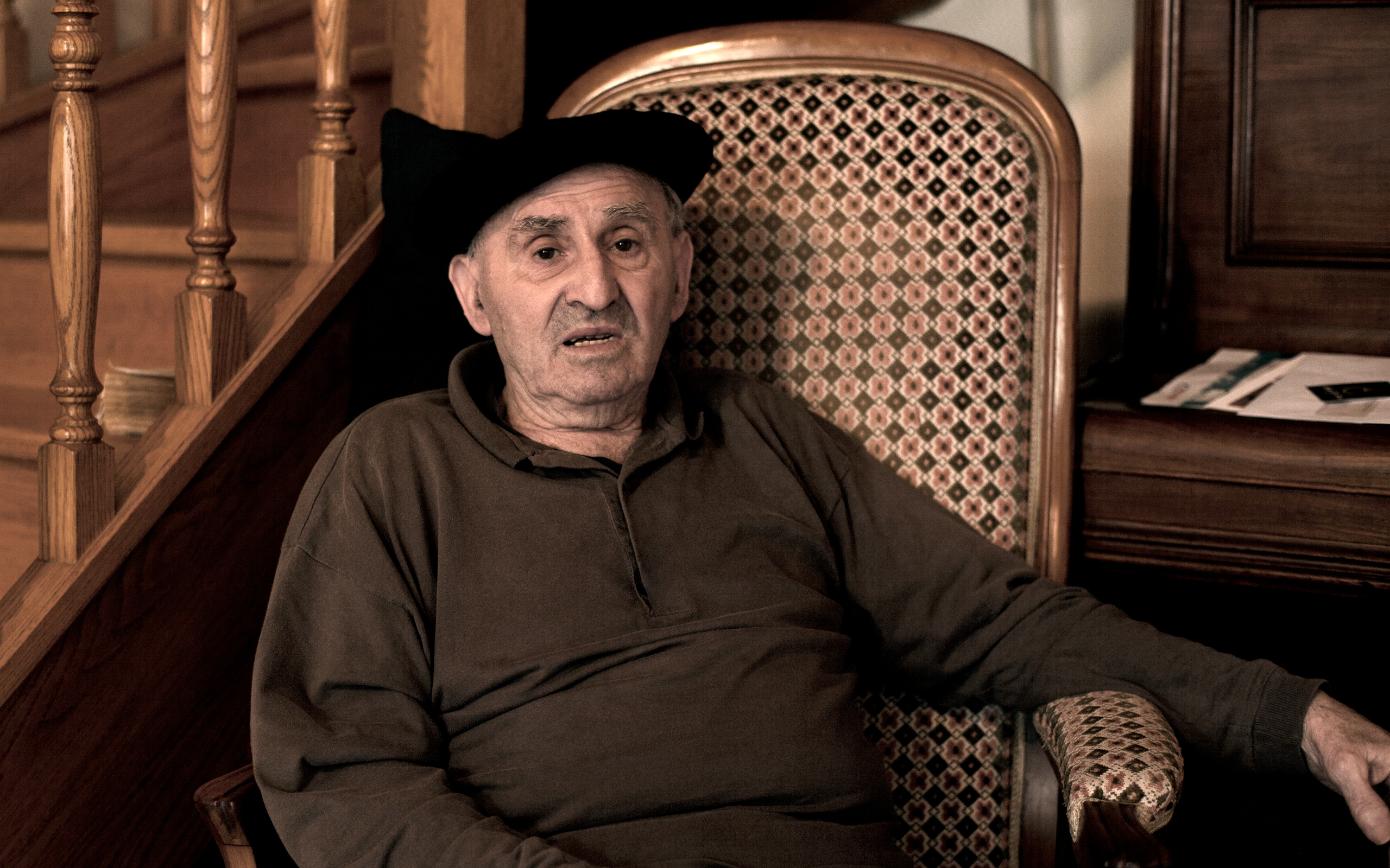 Lucio at his open-door homeParis, France, 2014
