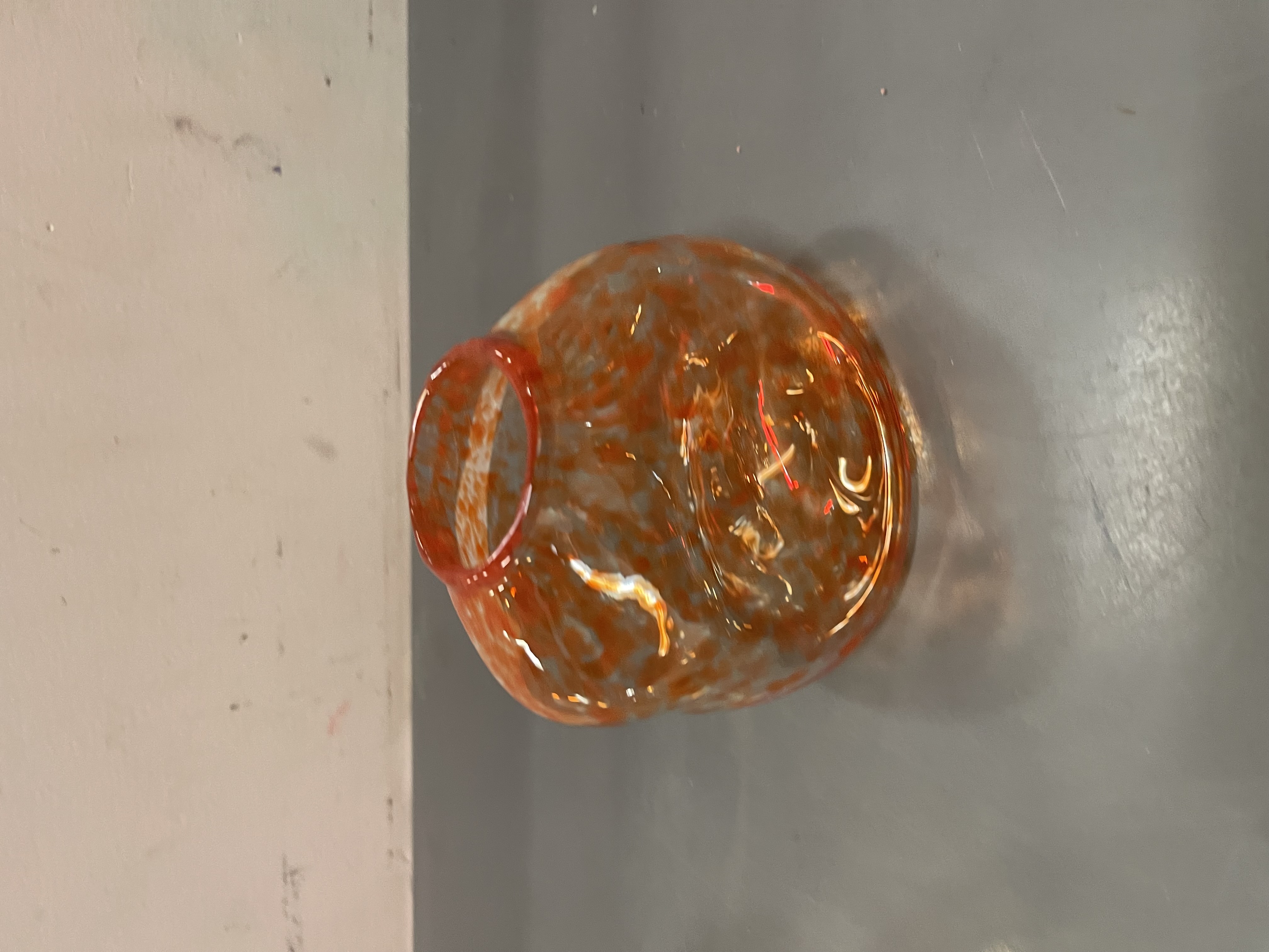 Hand Blown Glass Vase, 2020