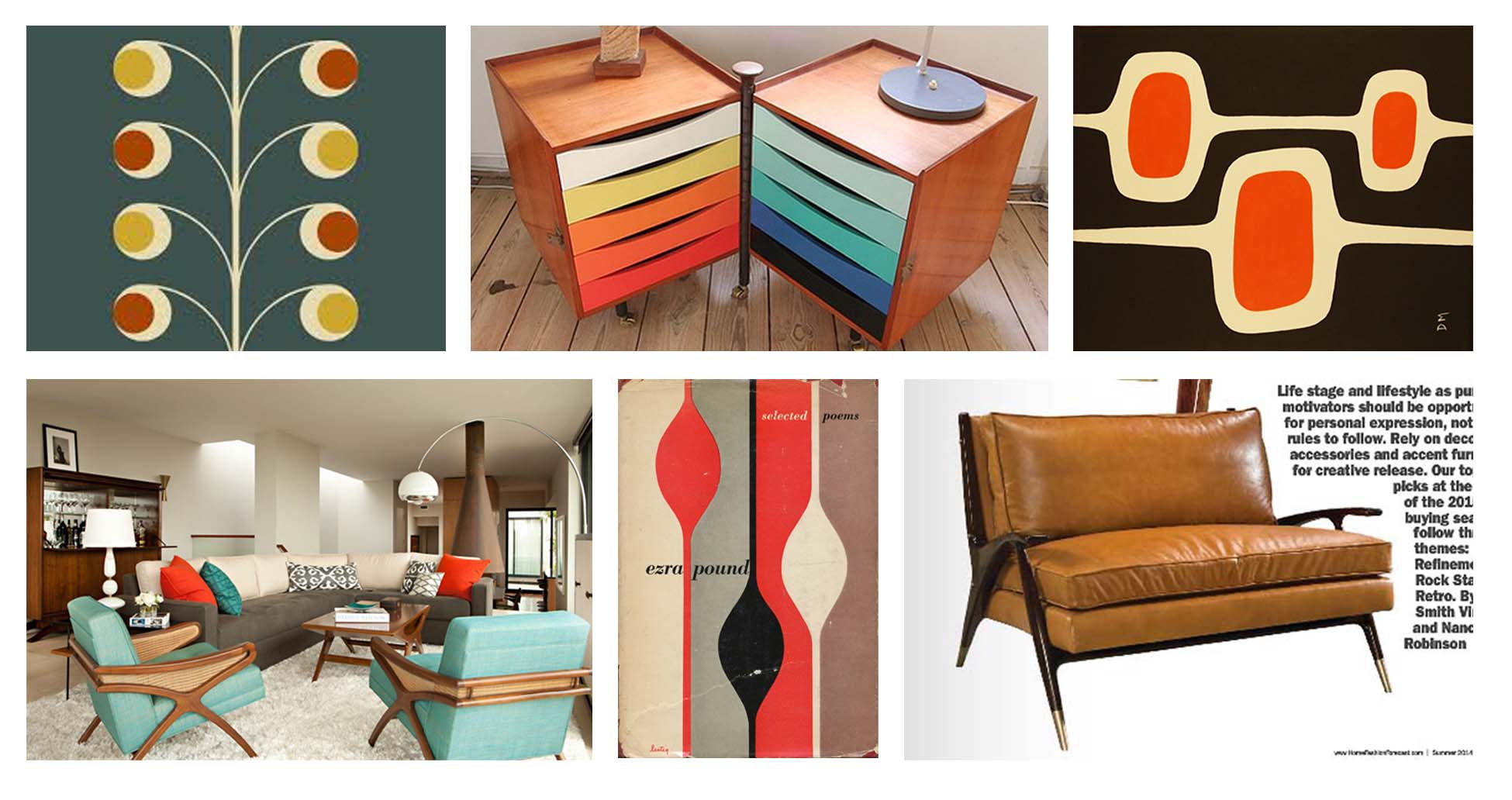 Midcentury Graphics and Furniture - Jasper Inspiration