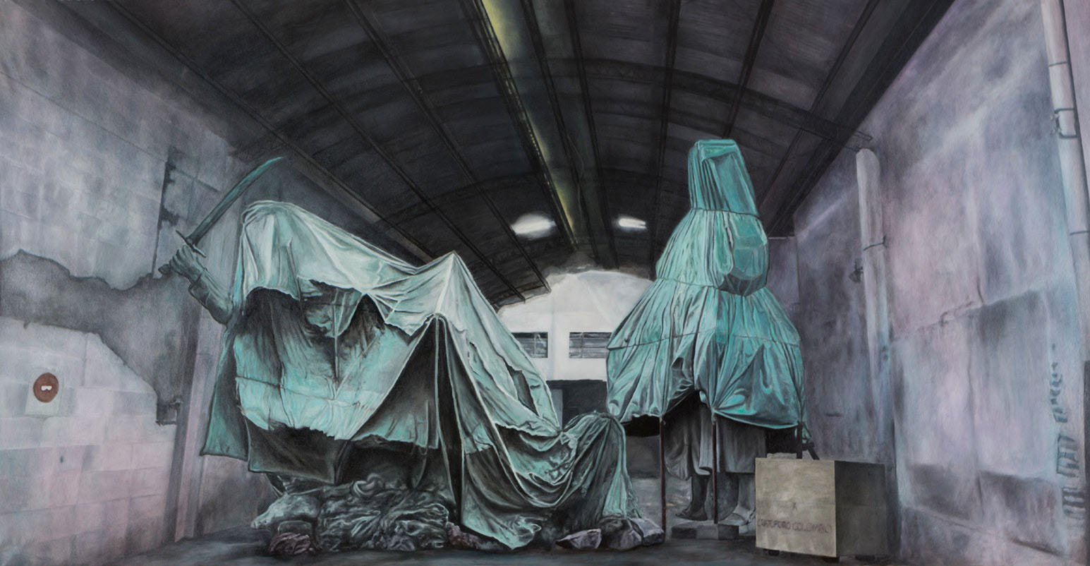 Koan argentinoÓleo sobre tela210 x 130 cm2018