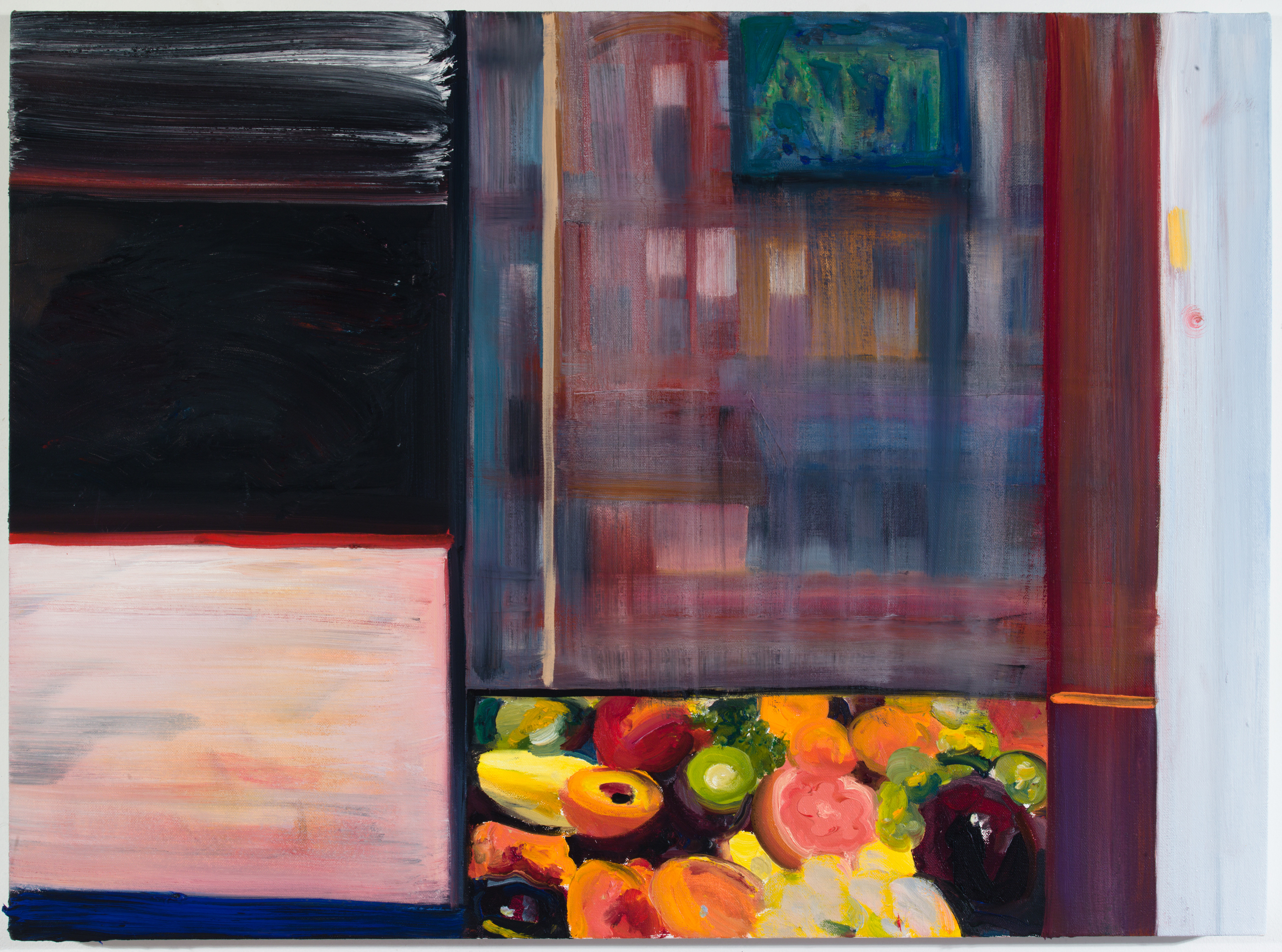 (SOLD) Key Food, 2015, 22 x 30 in, Oil on canvas