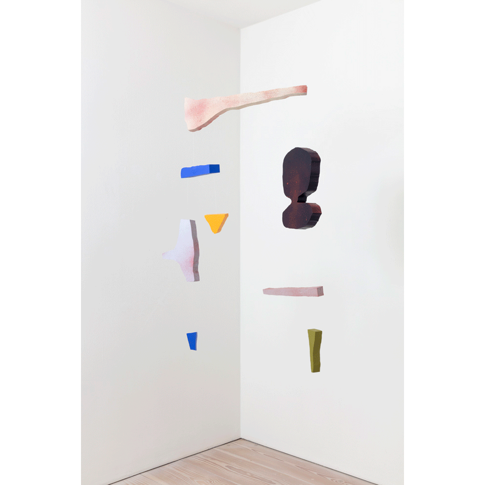 Mobile 17, 2018, mixed media, 128 cm height, 80 cm diameter