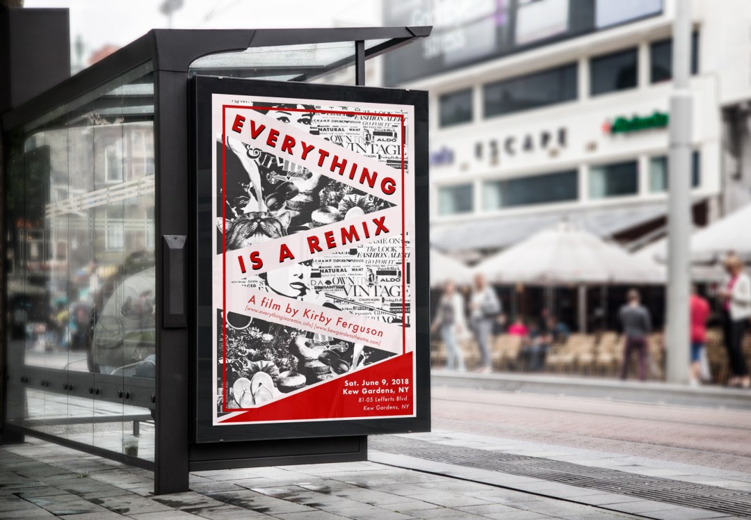 Gina LiCalzi, Everything is a Remix poster, 2020. Poster, 20 x 30". Image courtesy the artist.