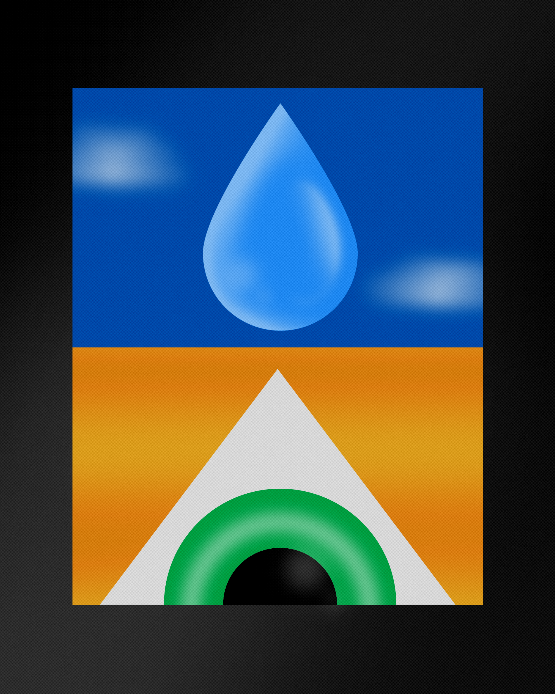 raindrop in the eye. ✶2024