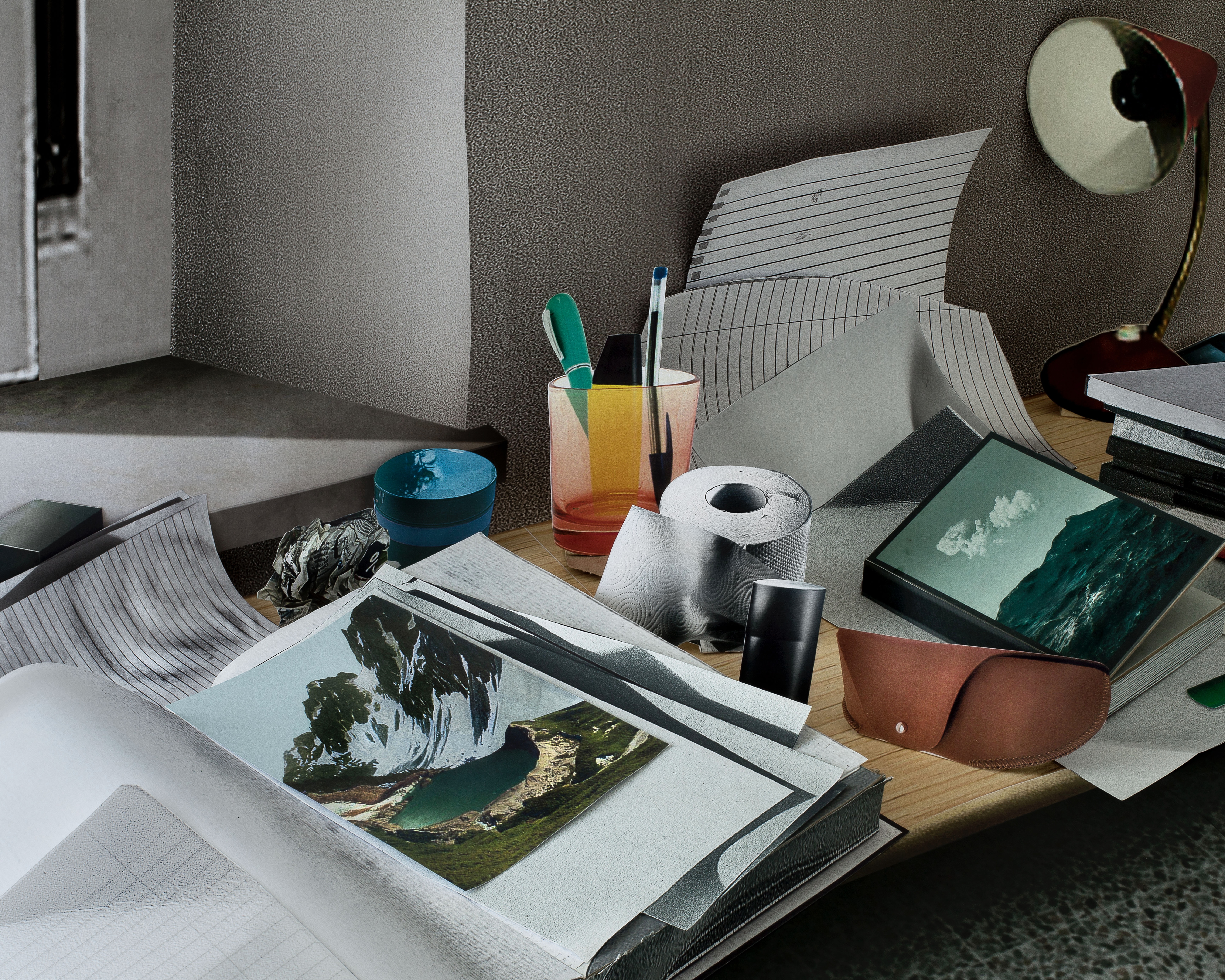 Teresa Giannico, Lay Out #3, 2015, inkjet print on Bright White paper, 123x153