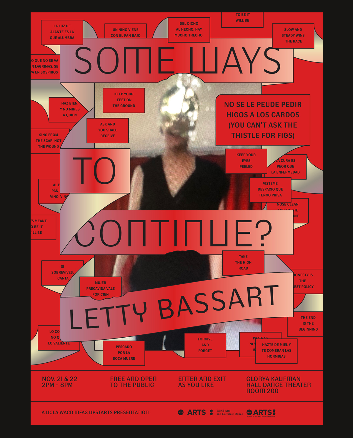 Letty Bassart / UCLA WACD, poster design