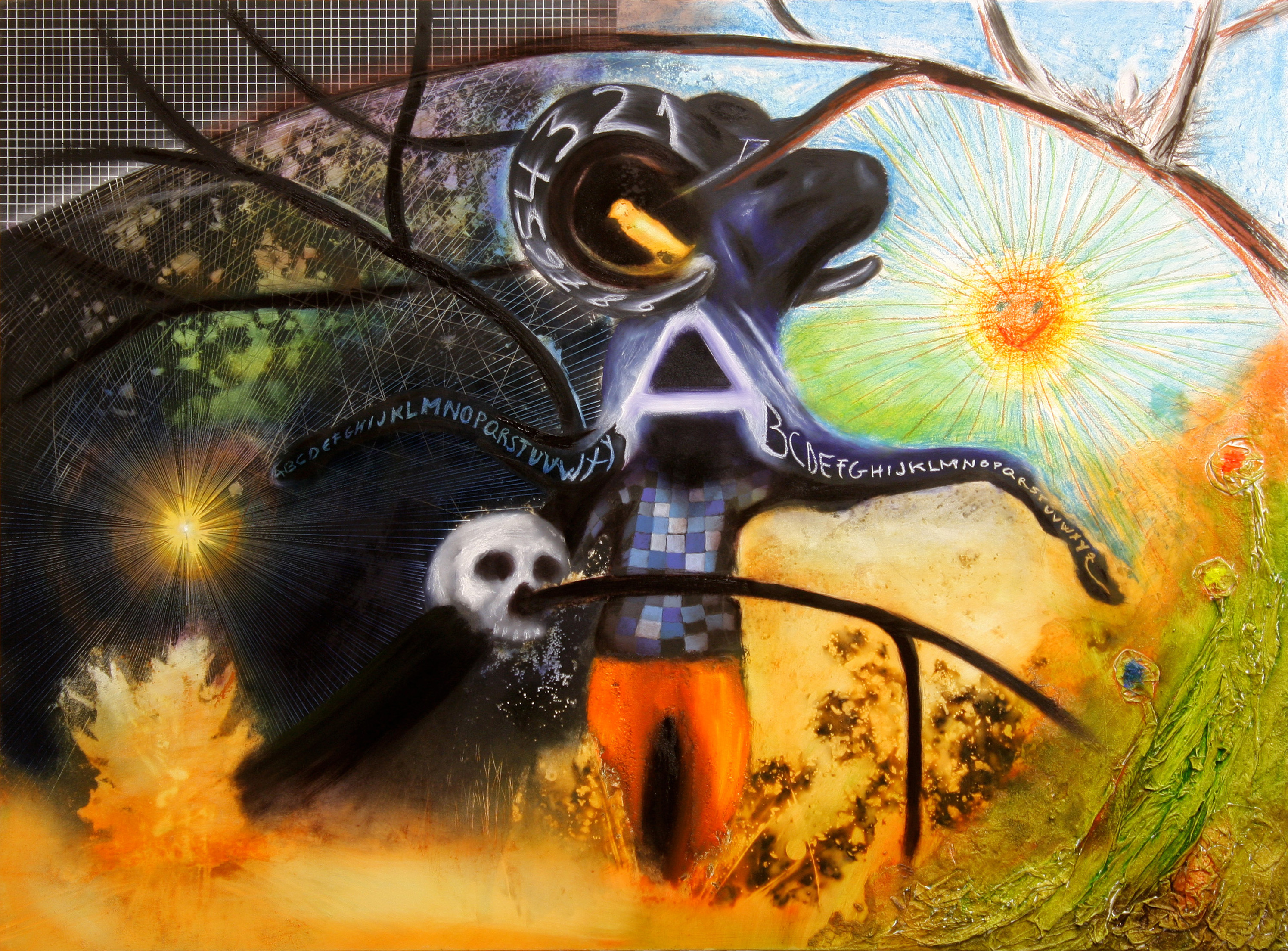 The Nest Of Intelligence(103 x 140 cm)