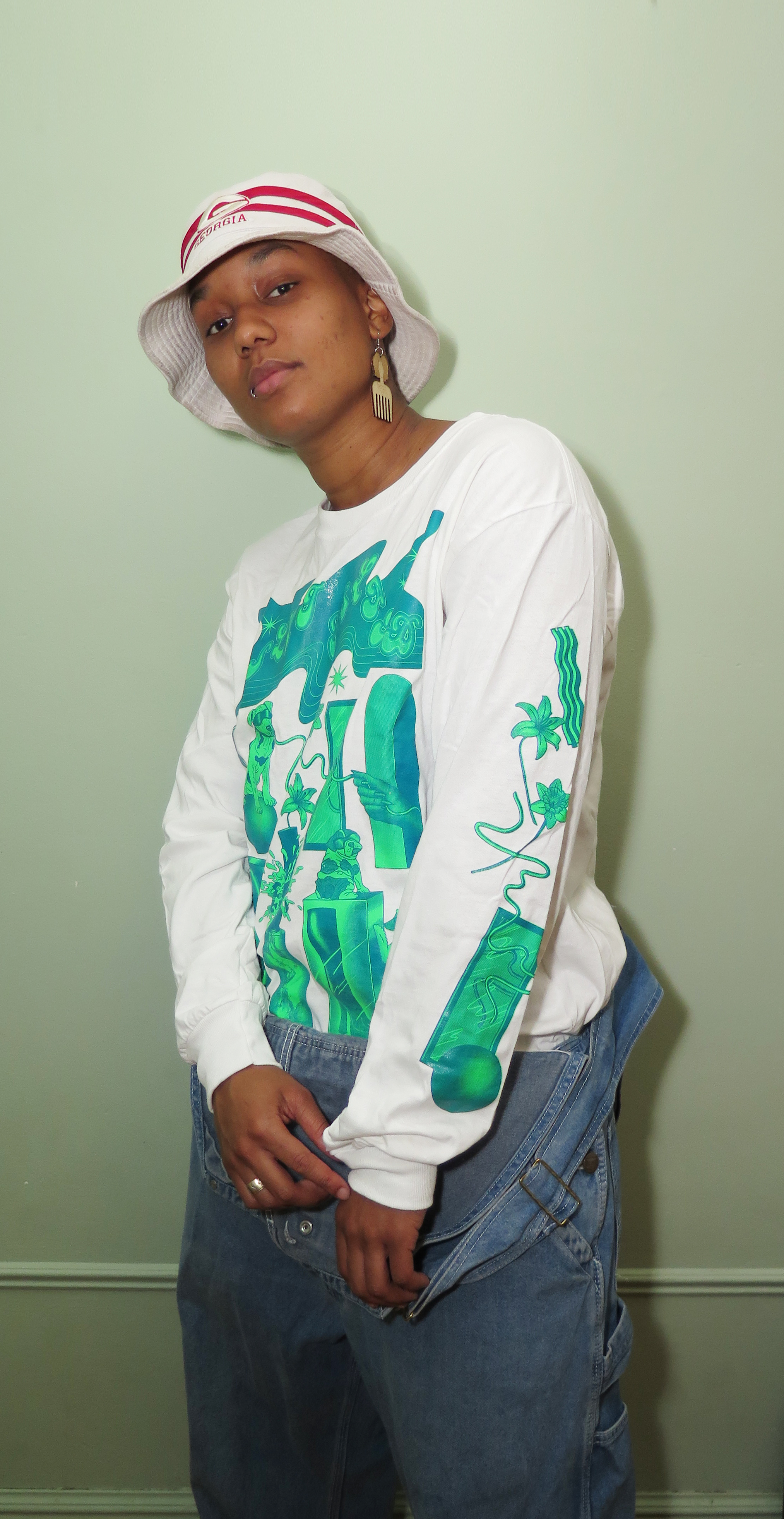 Long sleeve for Slut Island Festival 2019.